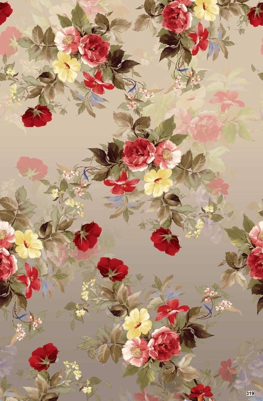 Vintage Beautiful Flower Wallpaper