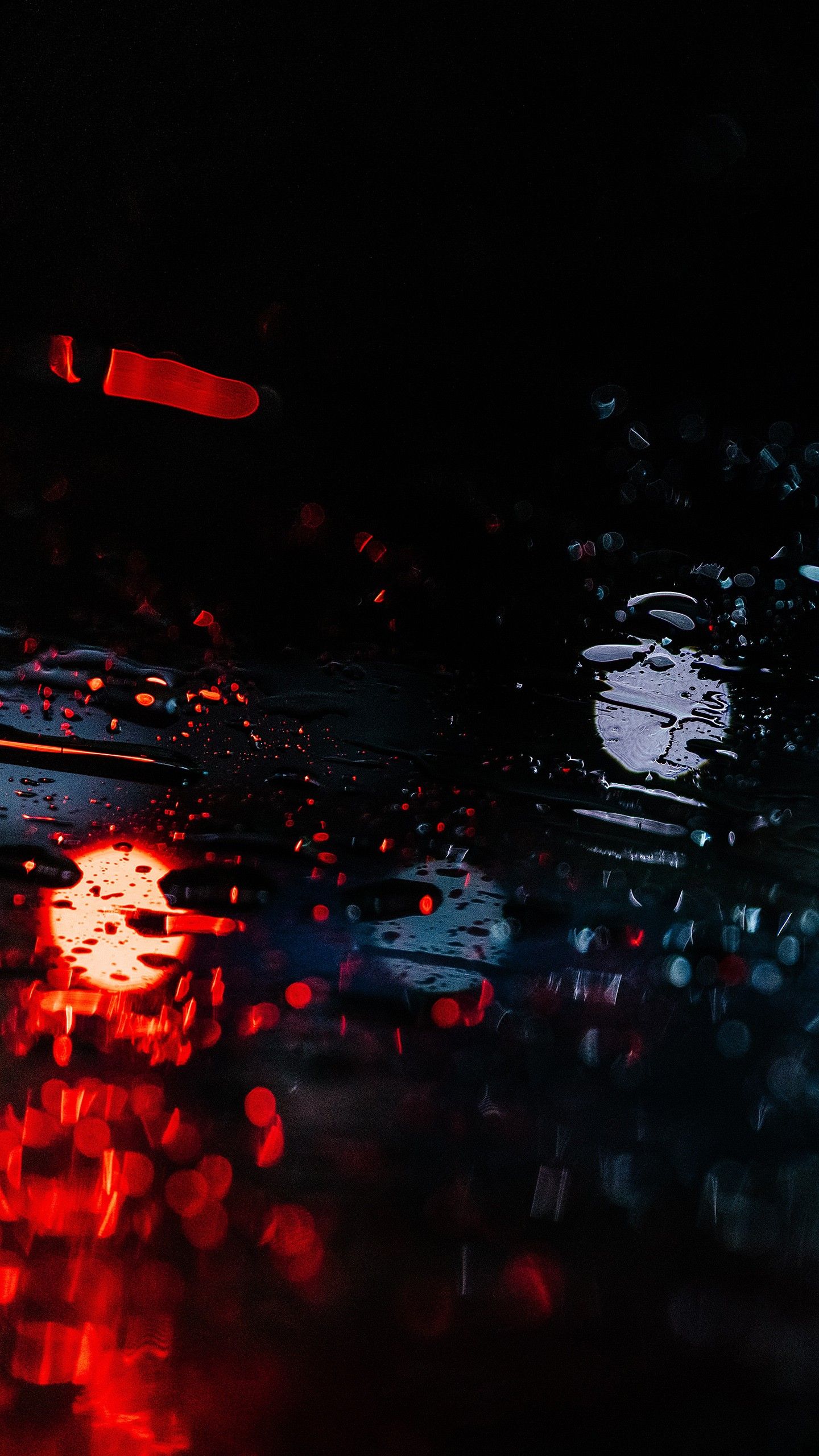 Bokeh in Rain 4K 8K Wallpaper. HD