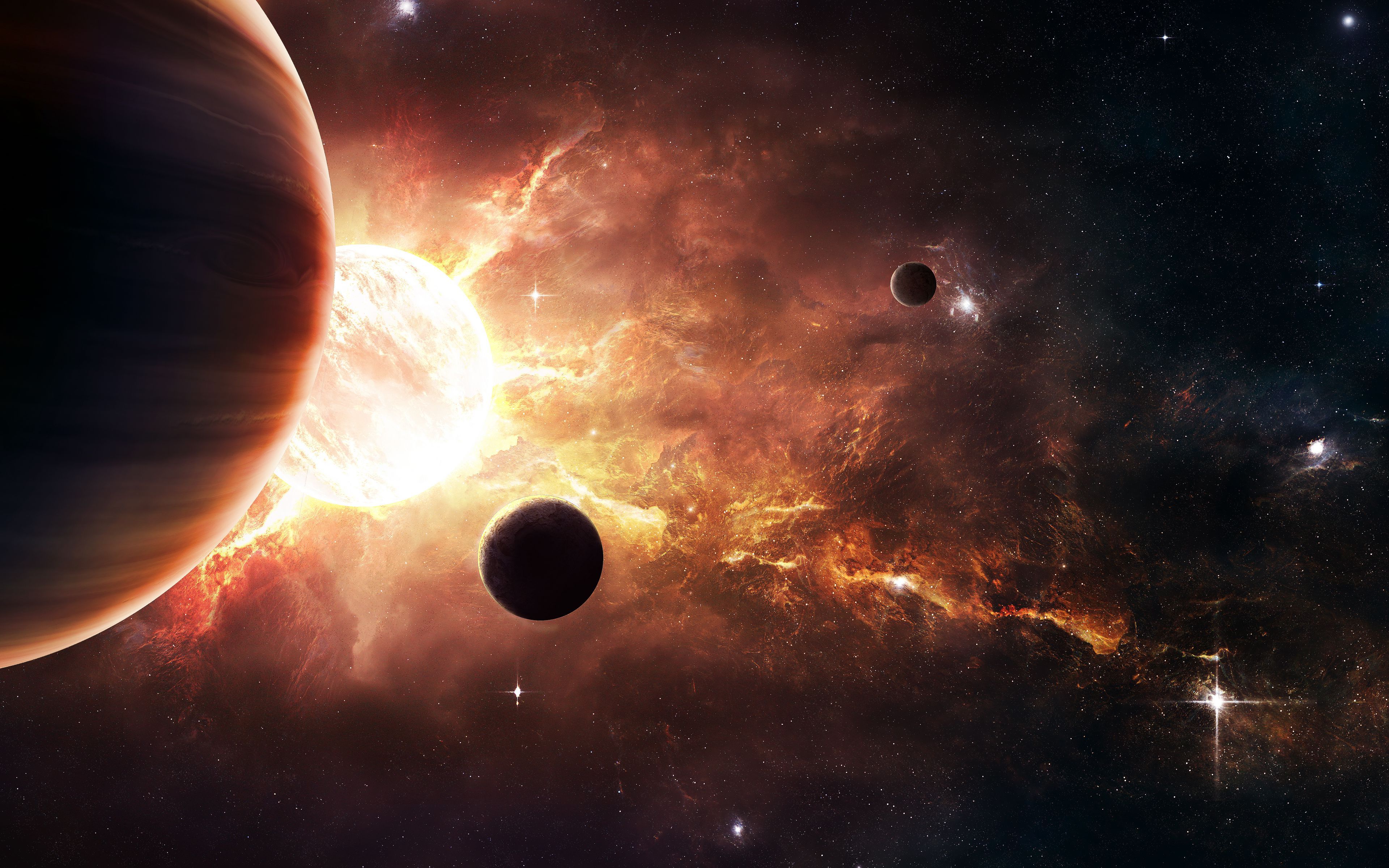 Desktop Hintergrundbilder Weltraum 4K PUIPFU