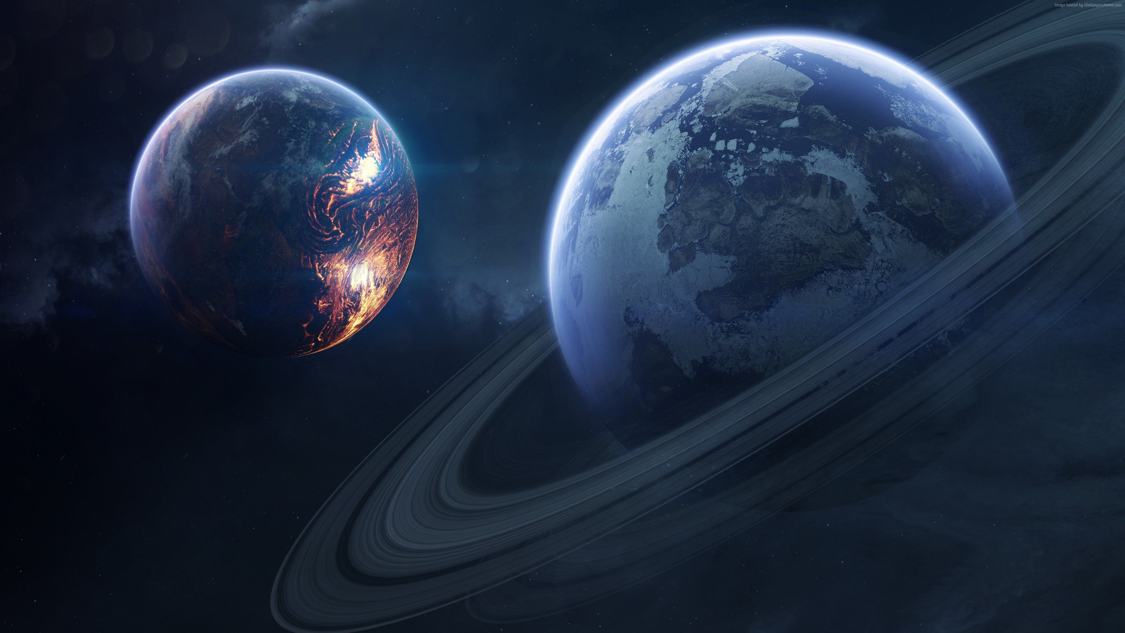 Wallpaper Saturn, Planet, 4k, Space 4k HD Wallpaper