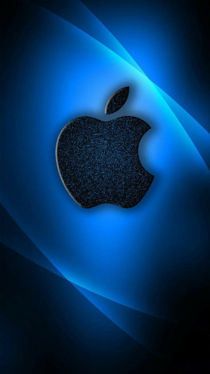 iPhone Logo 4K Blue Wallpaper. Apple logo wallpaper iphone, Apple iphone wallpaper hd, Apple wallpaper
