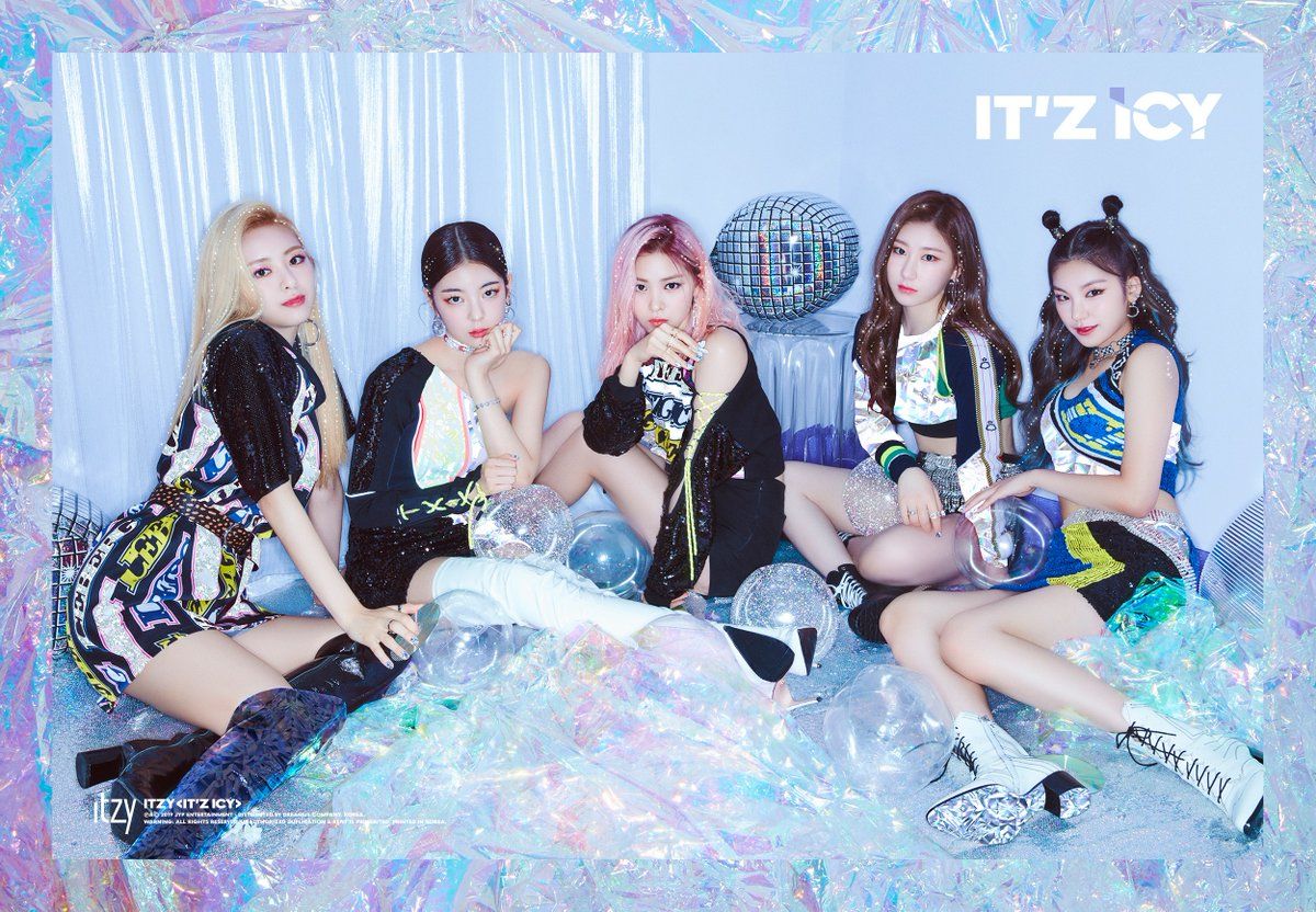 Update: ITZY Goes Glam In New Online Cover For 1st Mini Album “IT'z ICY”