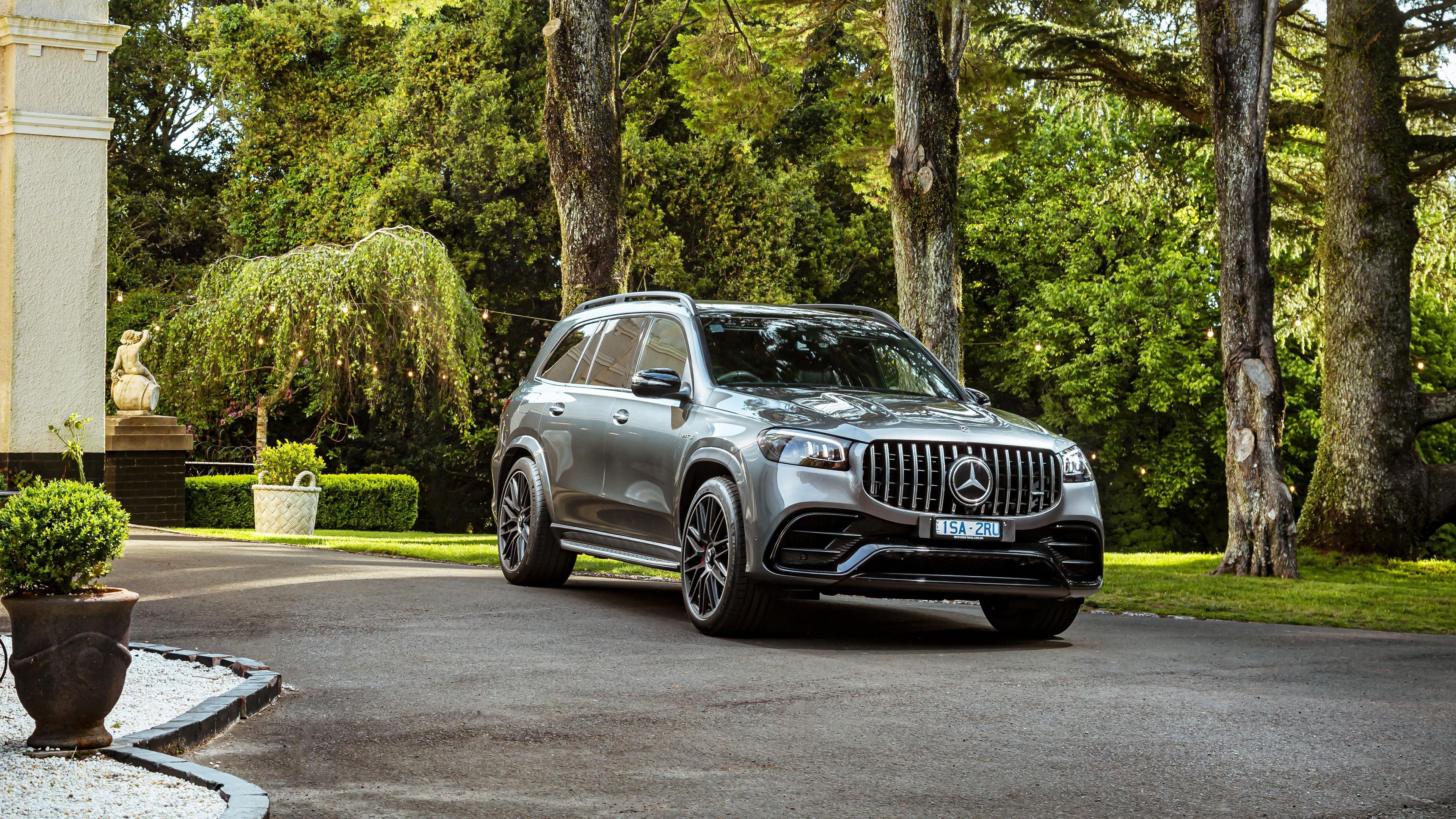 Mercedes AMG GLS 63 4MATIC+ 2021 4K Wallpaper. HD Car Wallpaper