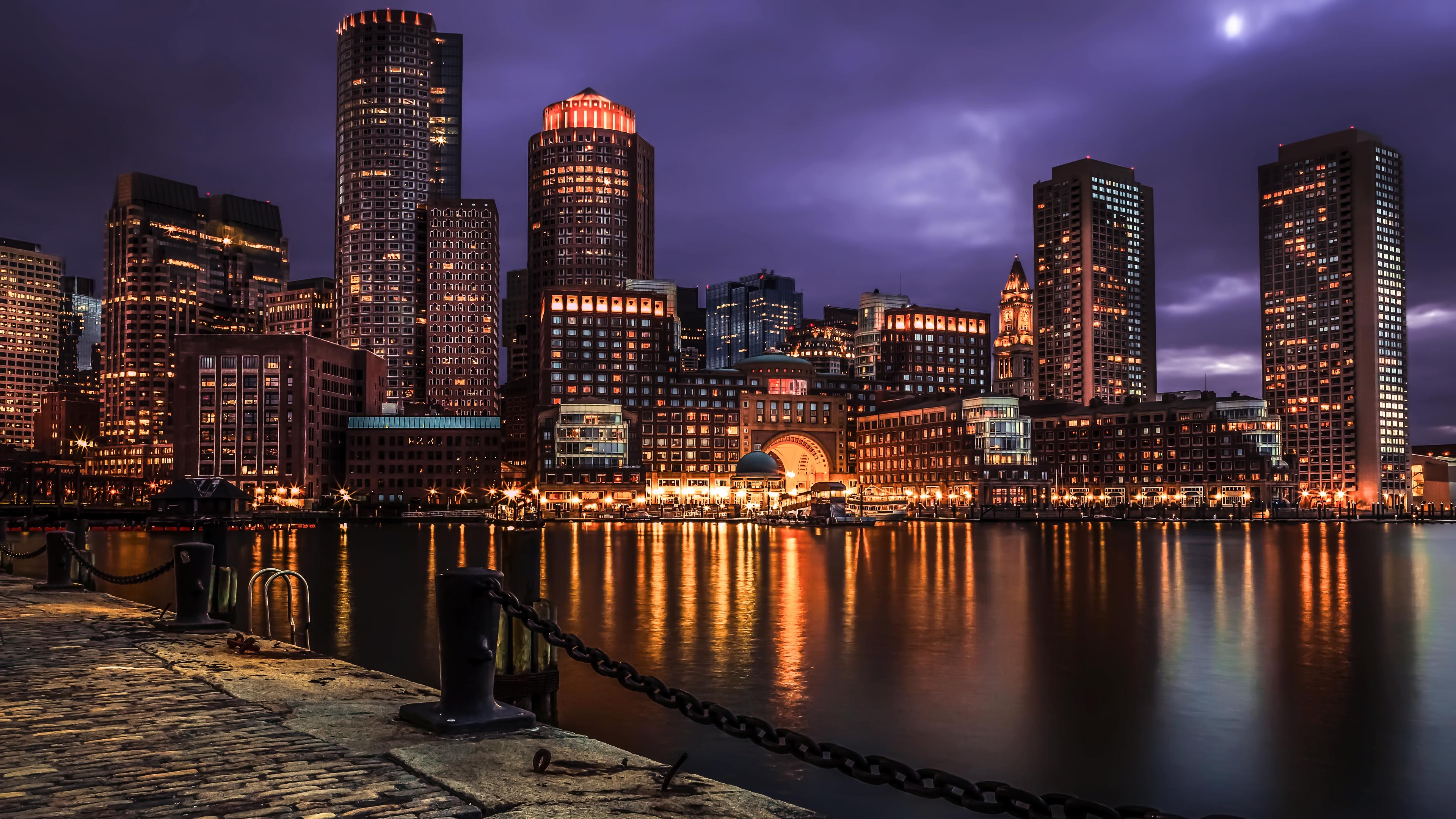Boston 4K wallpaper for your desktop or mobile screen free and easy to download