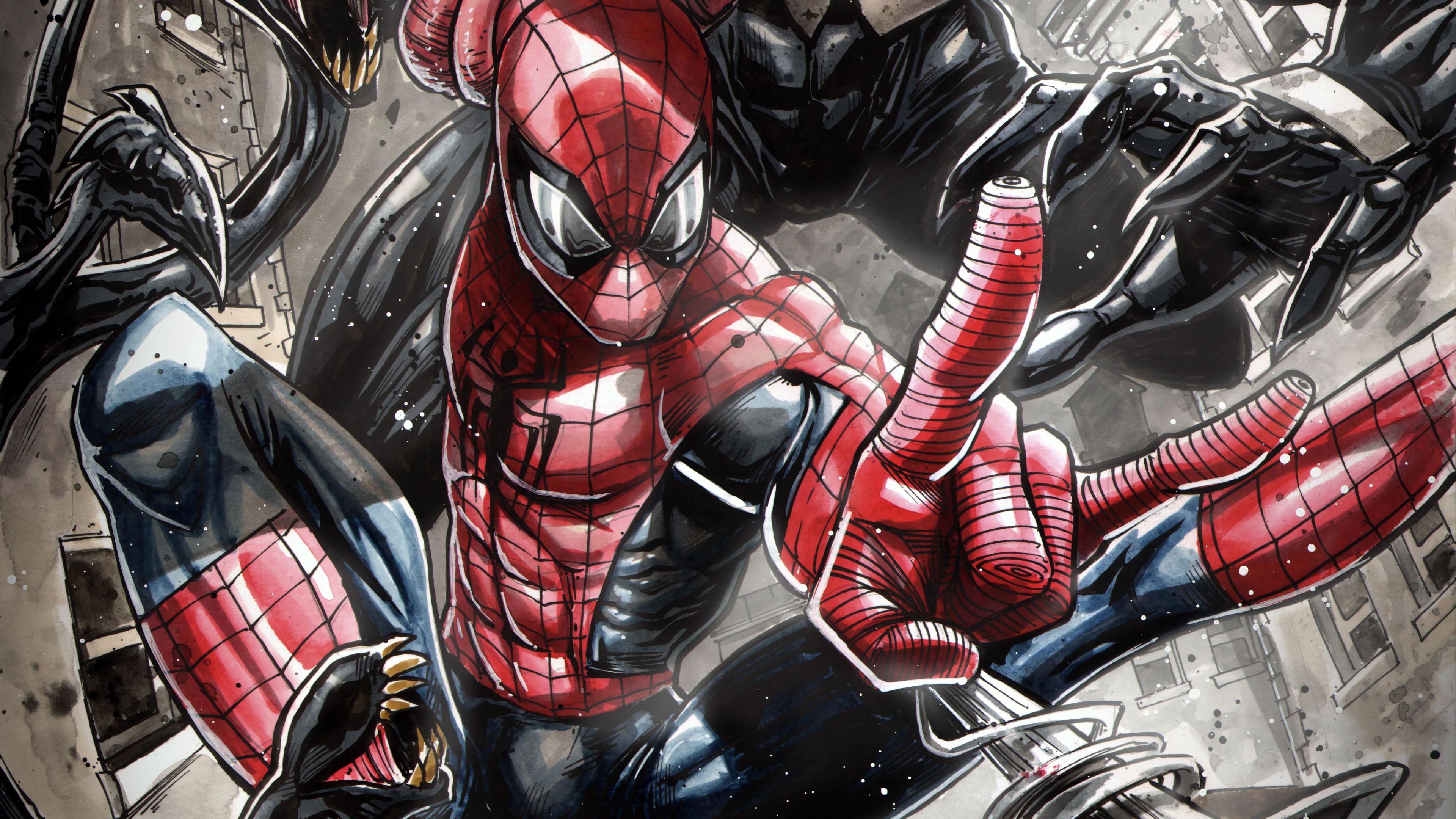 Spider Man Marvel Comics 4K