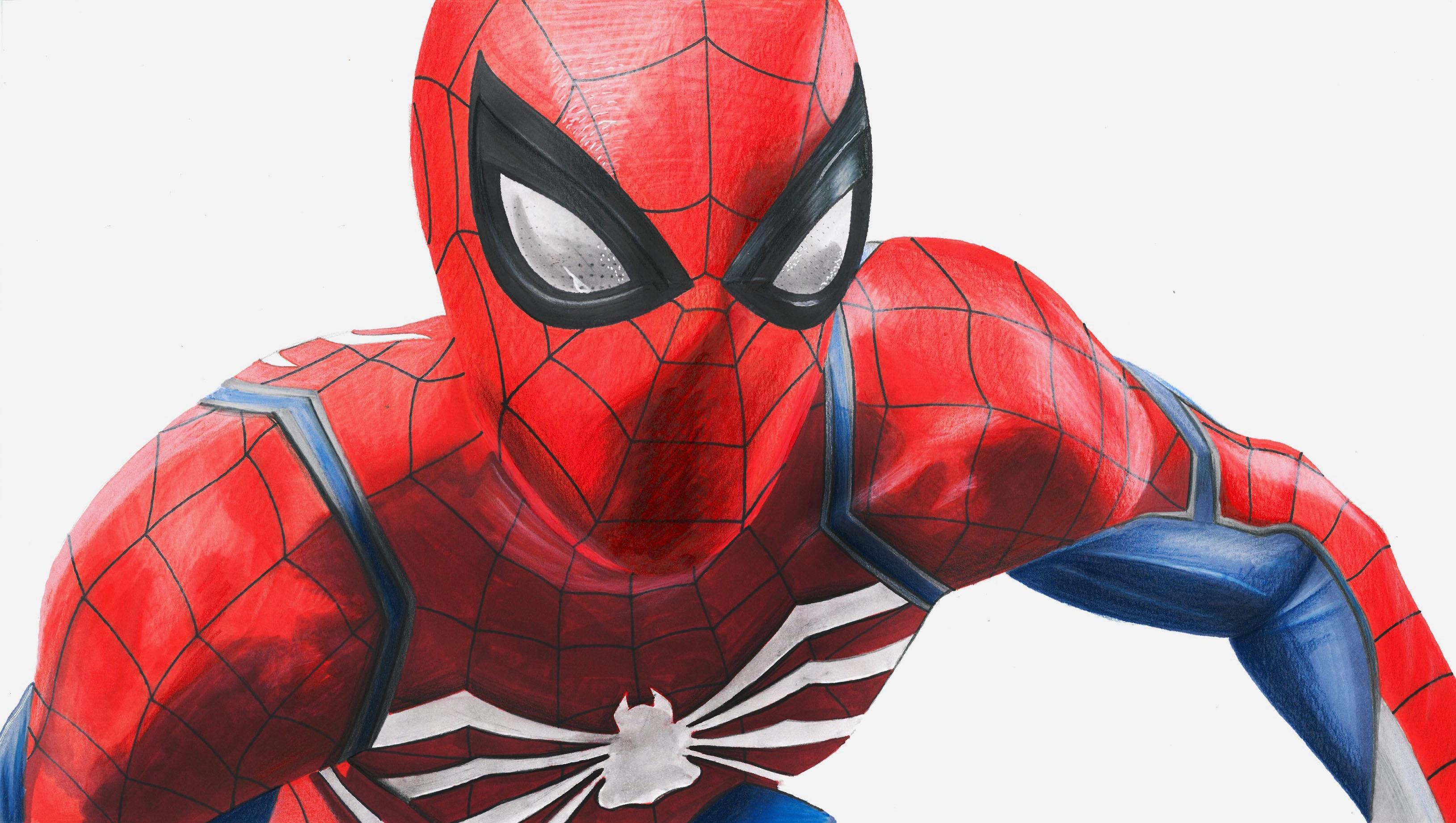 Marvel Spider Man Game 4K Wallpaper Image