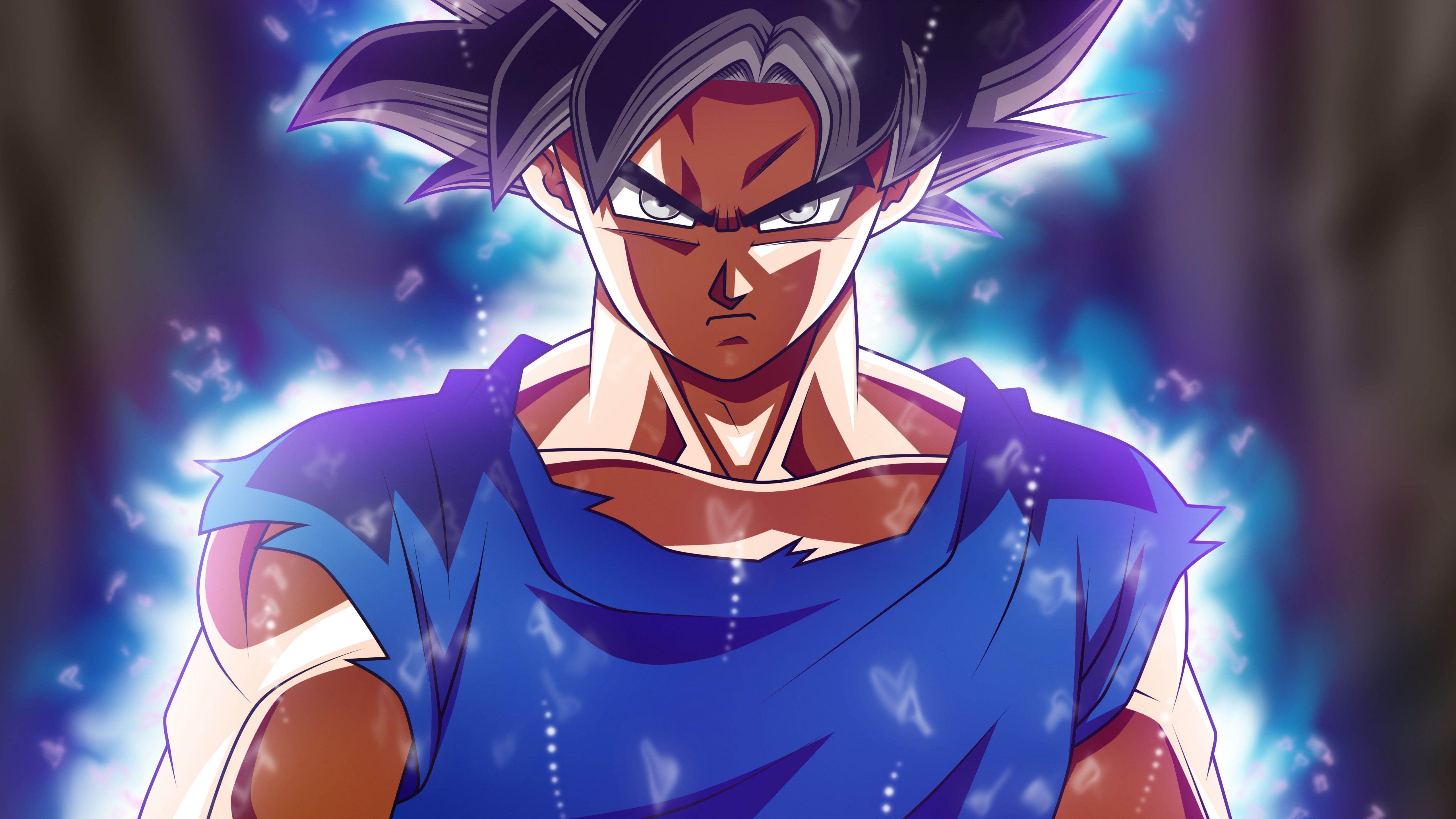 Goku Mastered Ultra Instinct 4K Wallpaper, Dragon Ball Super, 5K, Anime,