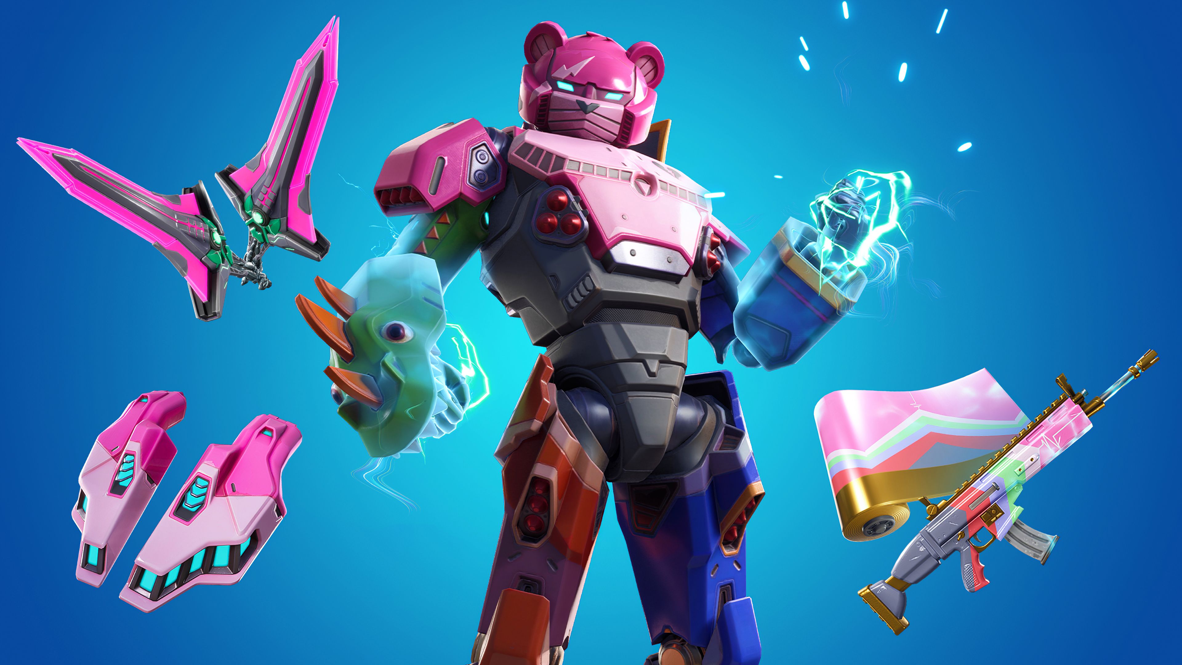 Fortnite Mecha Team Leader 4k, HD Games, 4k Wallpaper, Image, Background, Photo and Picture