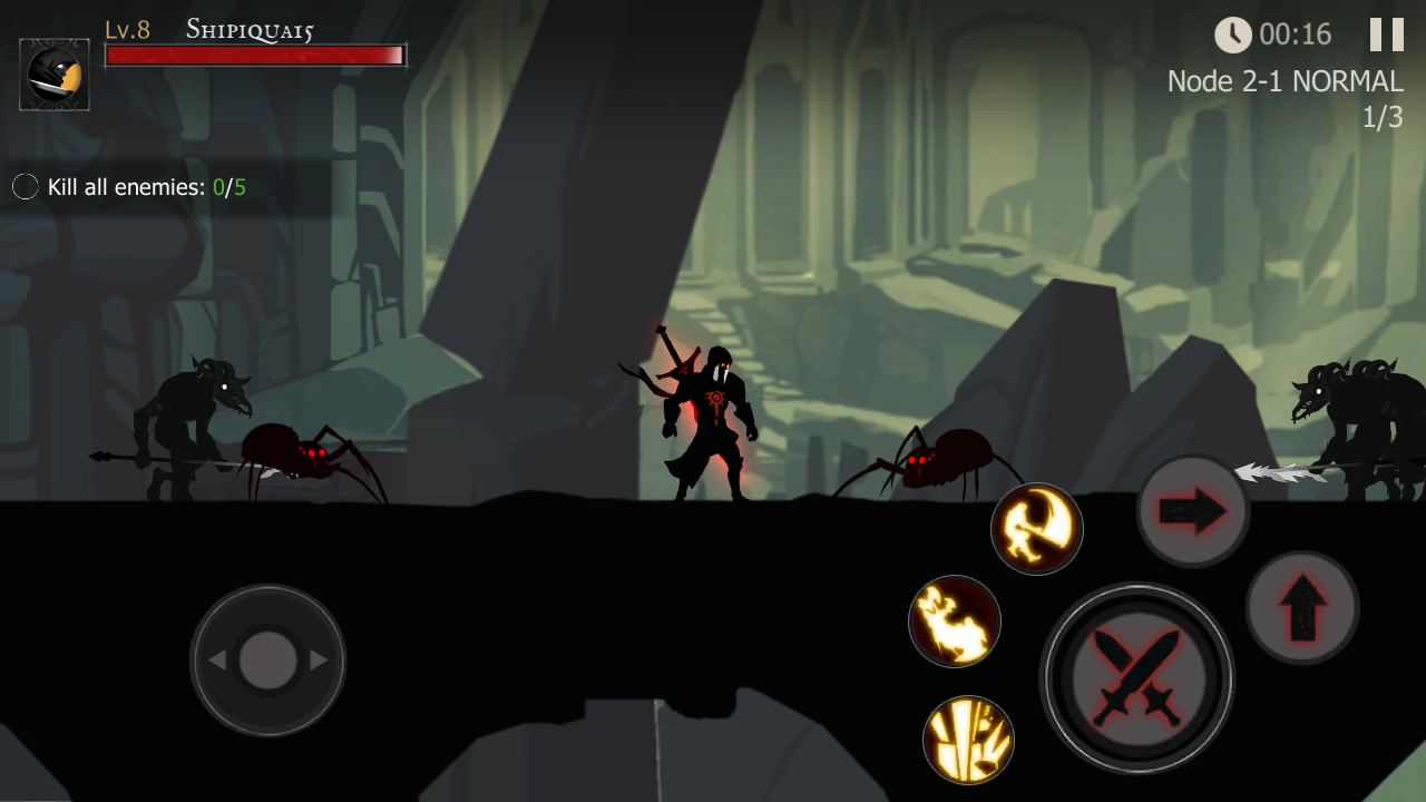 Shadow of death: dark Knight- stickman fighting review