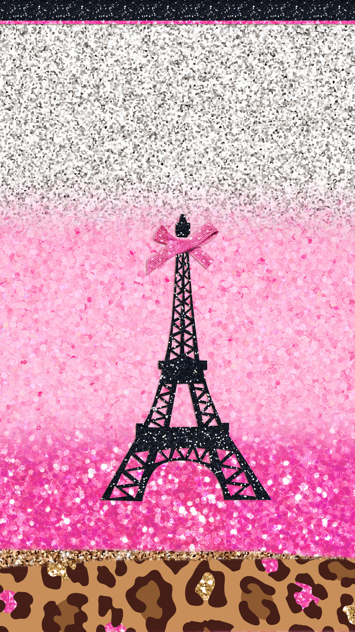 Cute Pink Glitter Wallpaper
