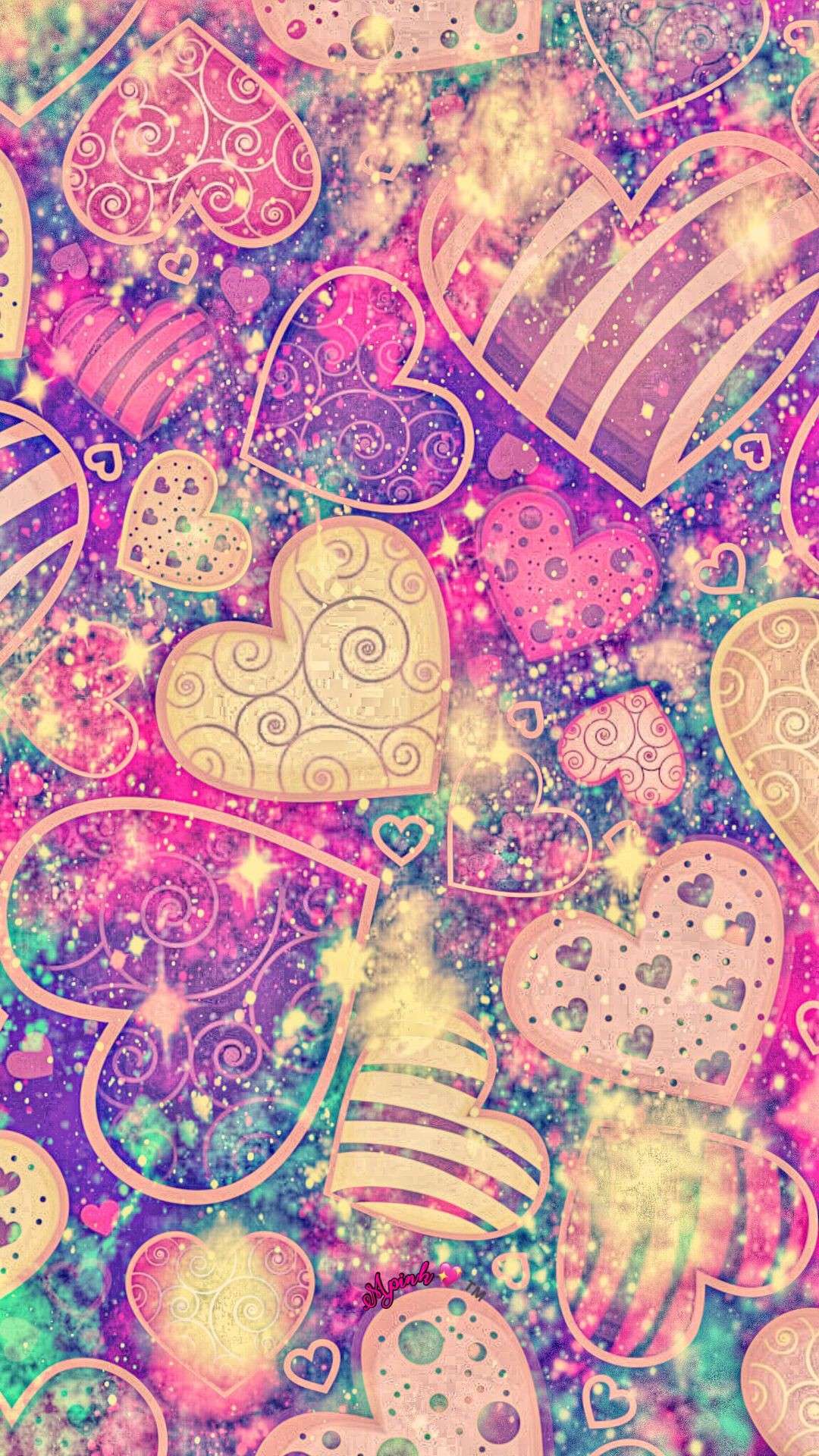Glitter Cute Girly Wallpaper For iPhone
