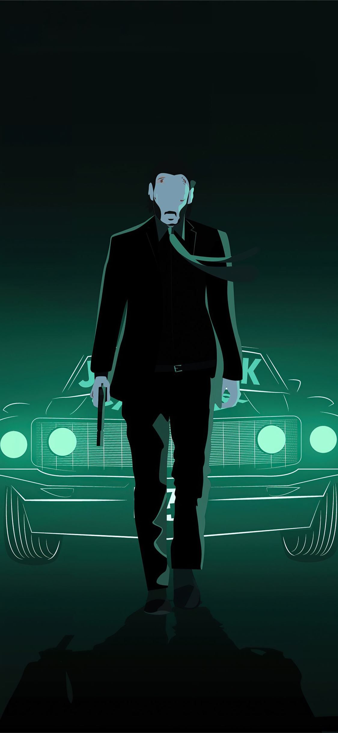 john wick chapter 4 artwork iPhone 11 Wallpaper Free Download