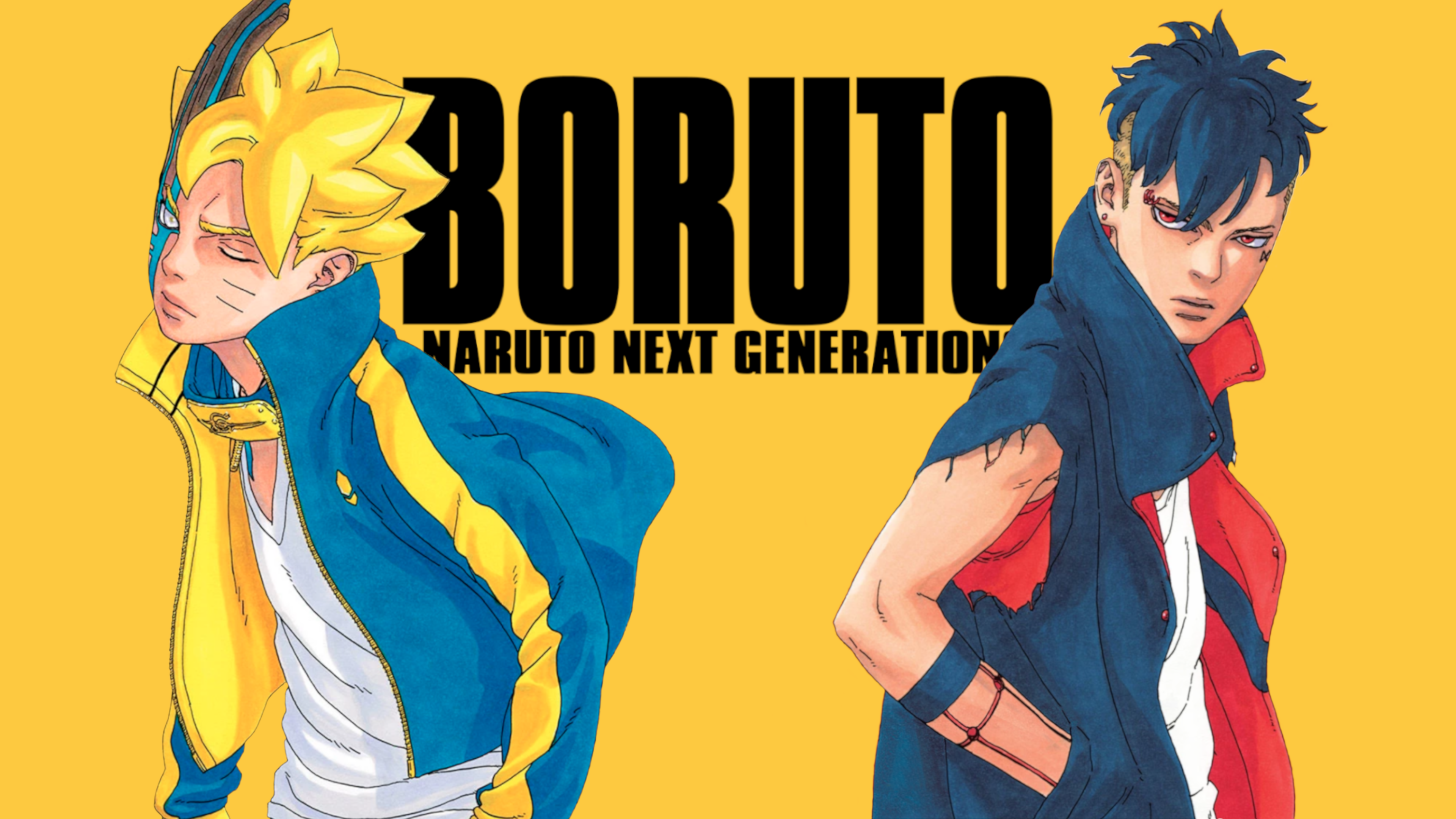Boruto Kawaki Wallpaper From Recent Chapter Covers I Made In PS And AI, Hope You Like It! Download Link In The Comments
