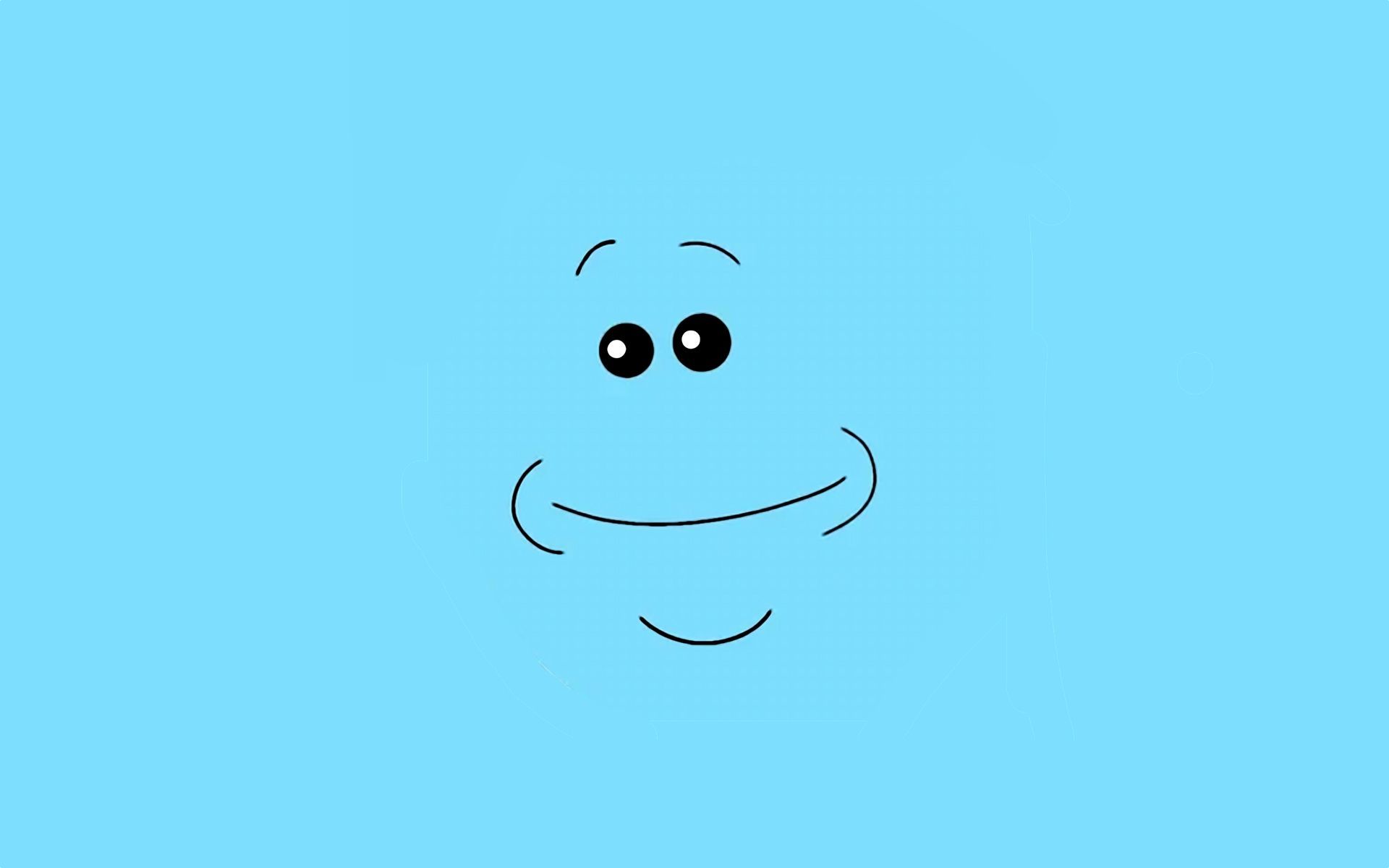 Mr. Meeseeks Face!. Rick and morty, Morty, Wallpaper