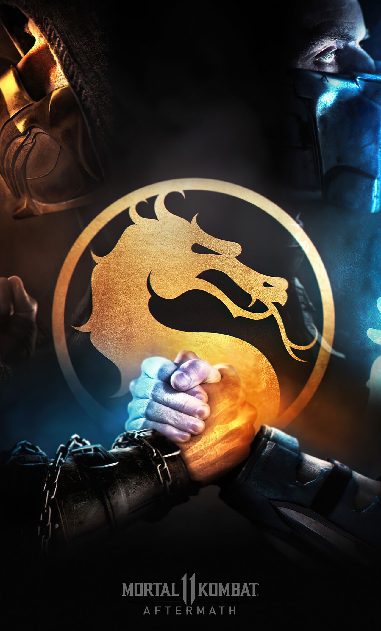 SCORPION AND SUB ZERO Mortal Kombat iPhone HD 4k Wallpaper, Image, Background, Photo and Picture