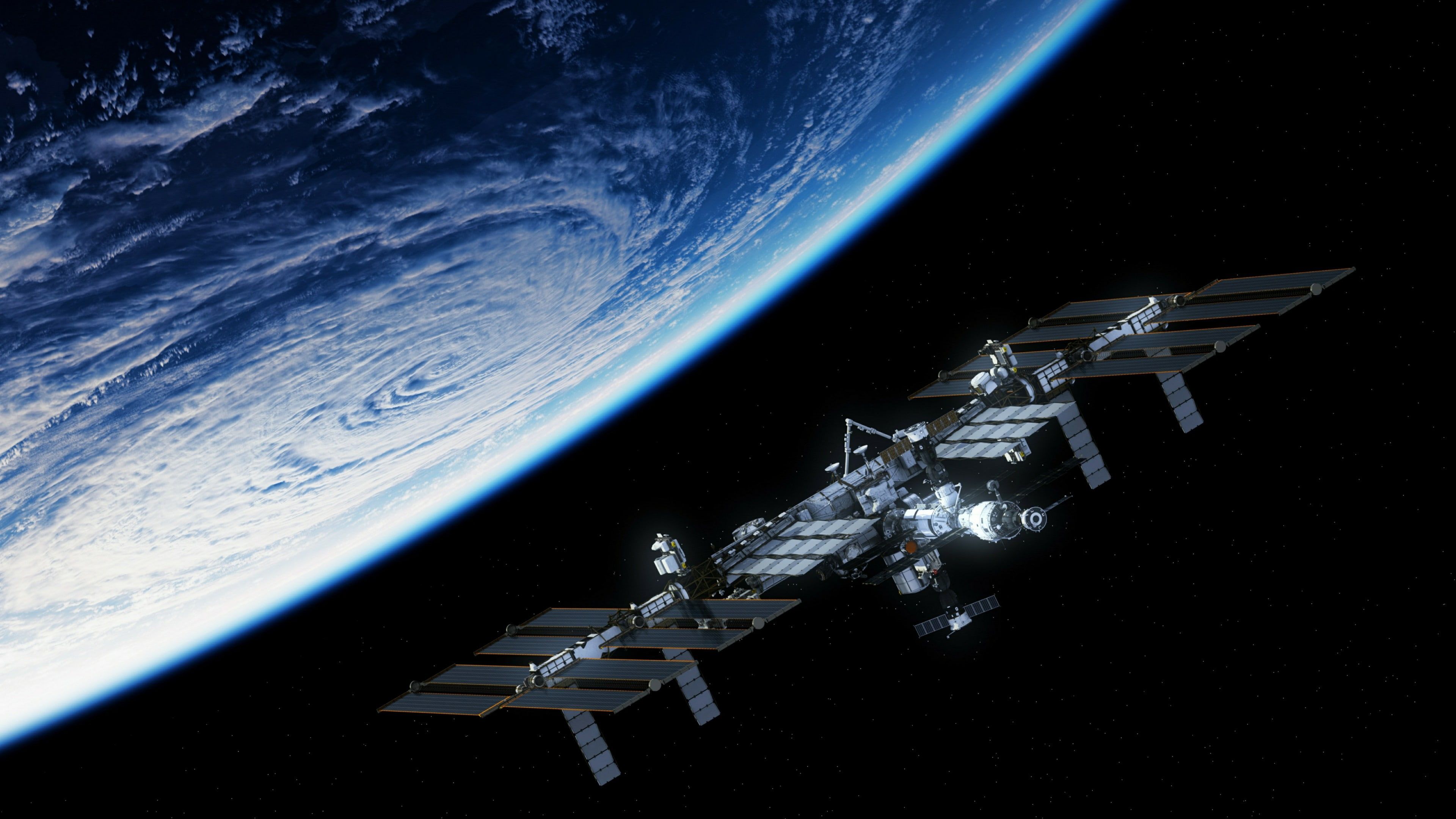 Space Station 4K Wallpaper Free Space Station 4K Background