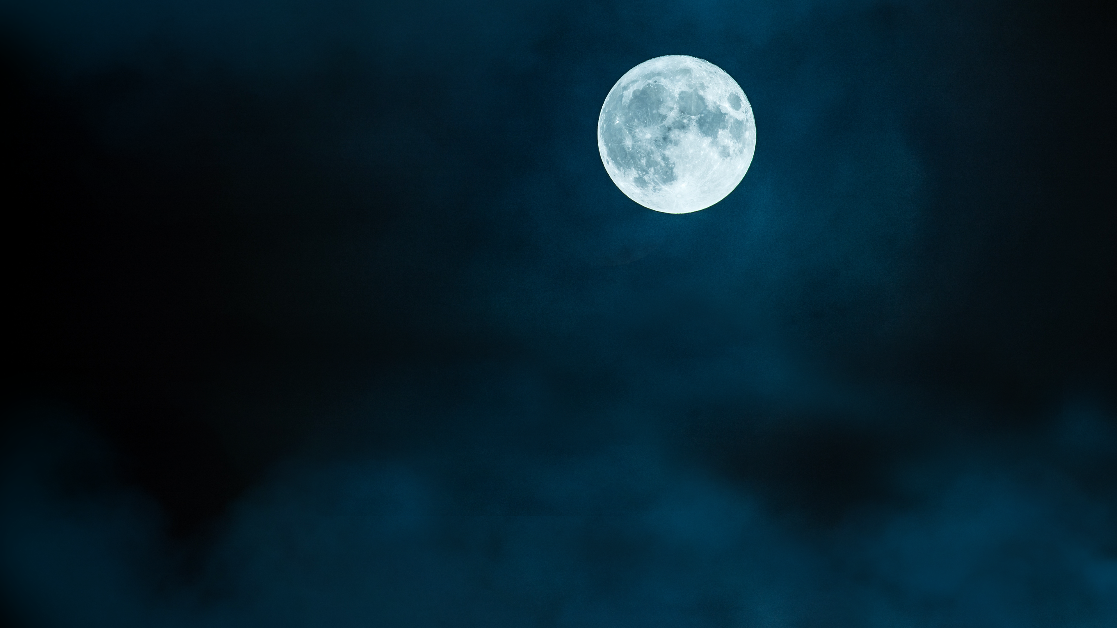 Full HD Wallpaper of a Full Moon