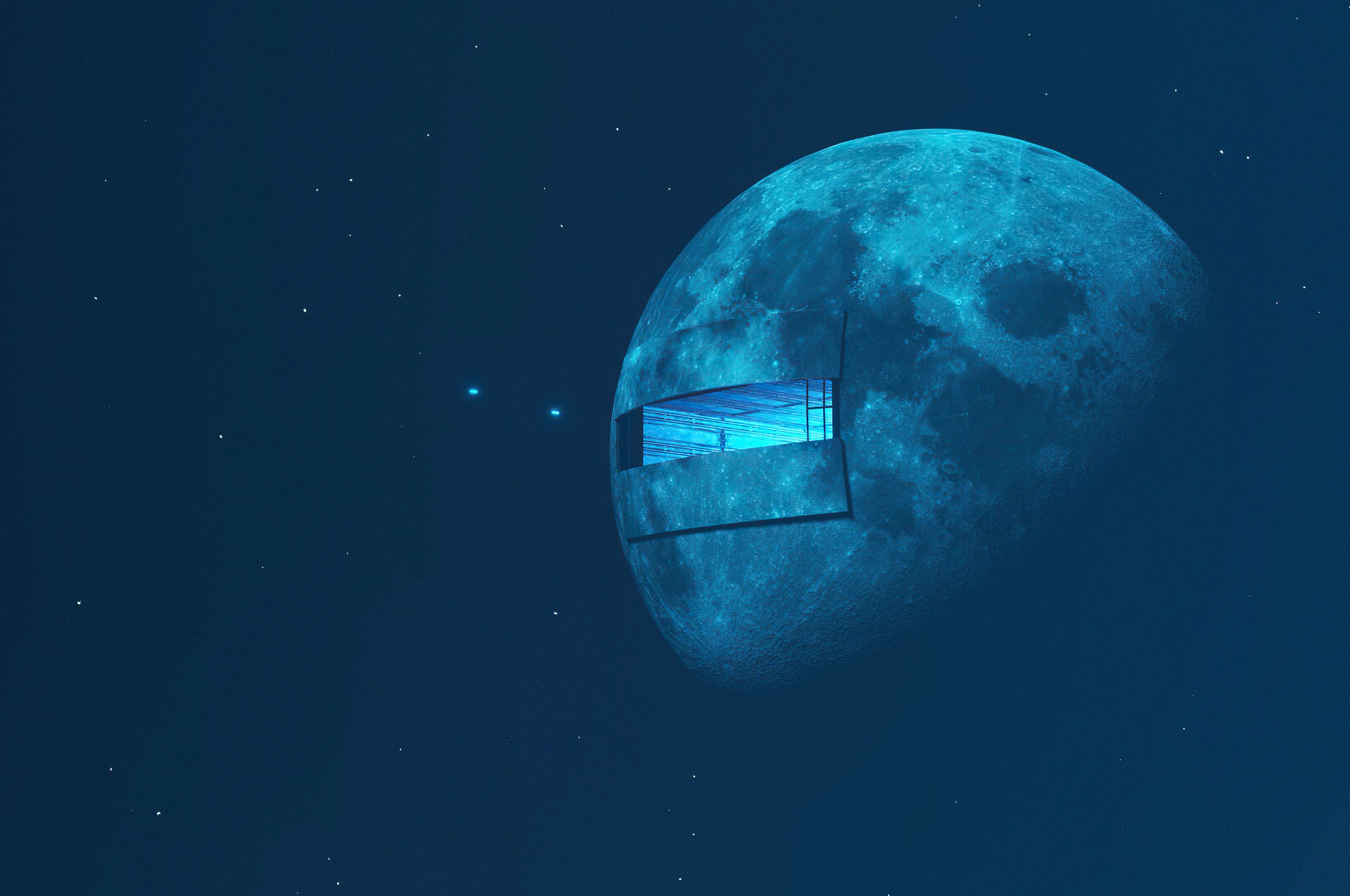 Space Station Moon 4k Chromebook Pixel HD 4k Wallpaper, Image, Background, Photo and Picture