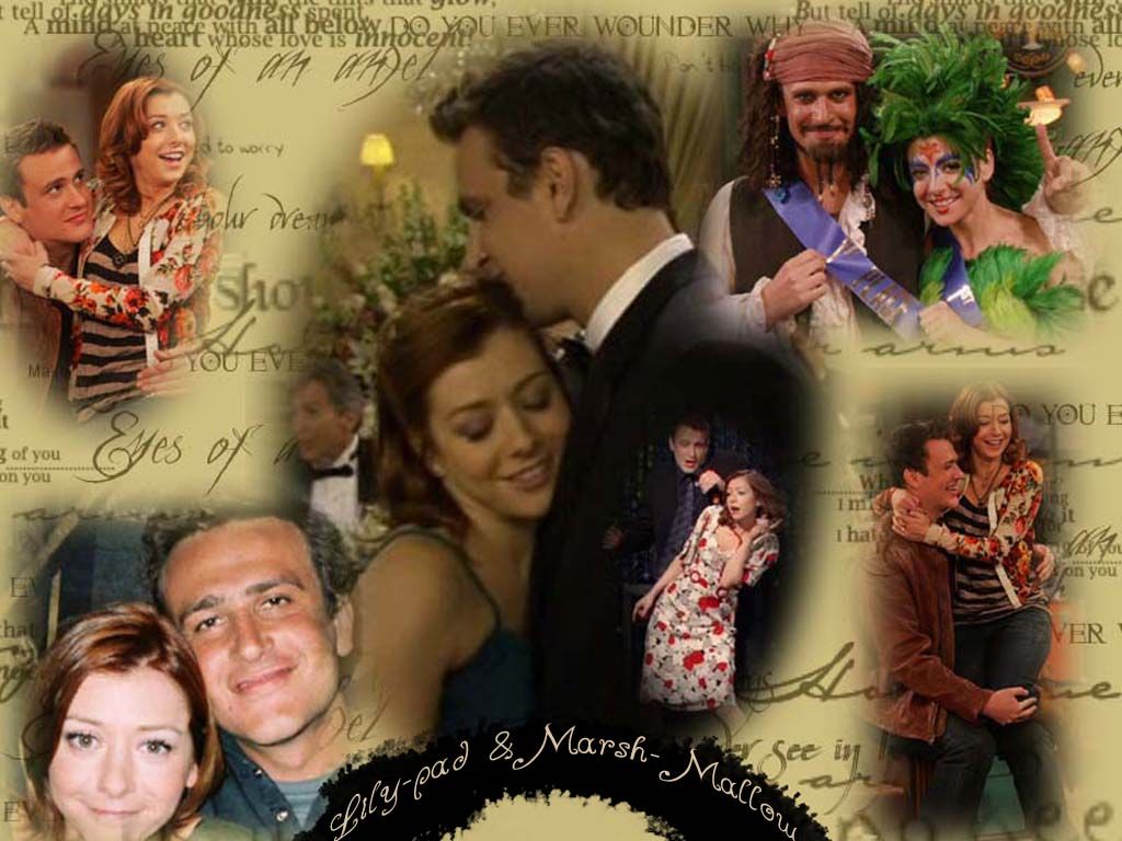 Lily & Marshall I Met Your Mother Wallpaper