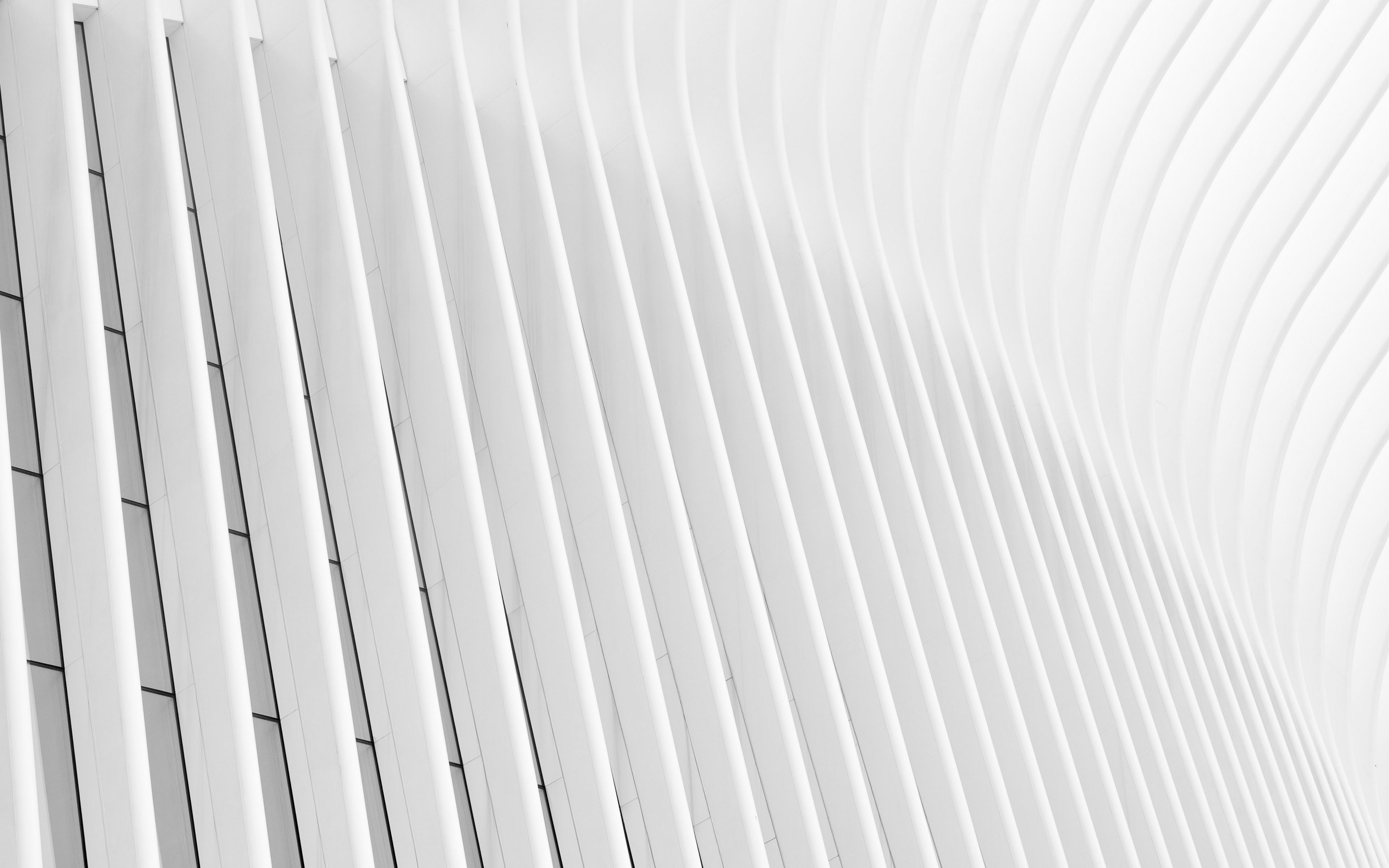 Download wallpaper 3840x2400 building, minimalism, white, architecture 4k ultra HD 16:10 HD background