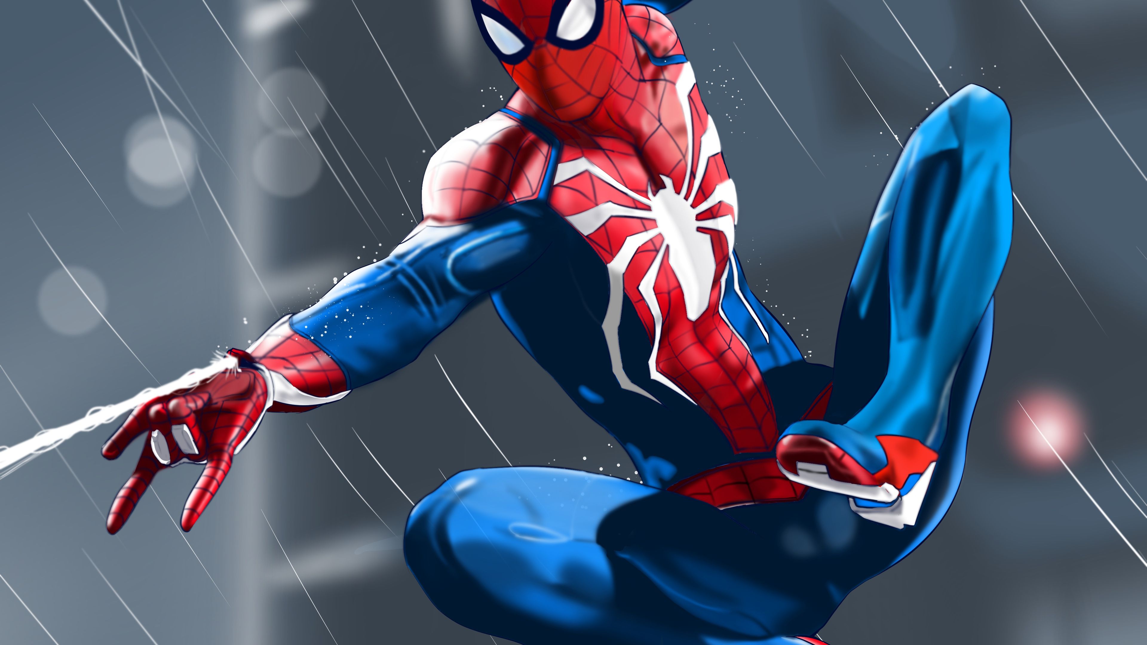 Spider Man 4K Wallpaper Art