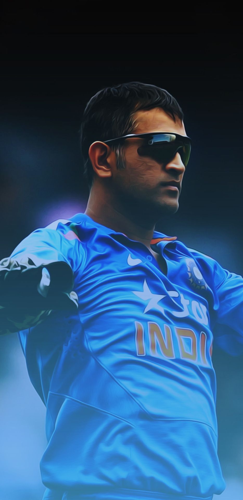 Mahendra Singh Dhoni Phone Wallpaper Dhoni With Gloves