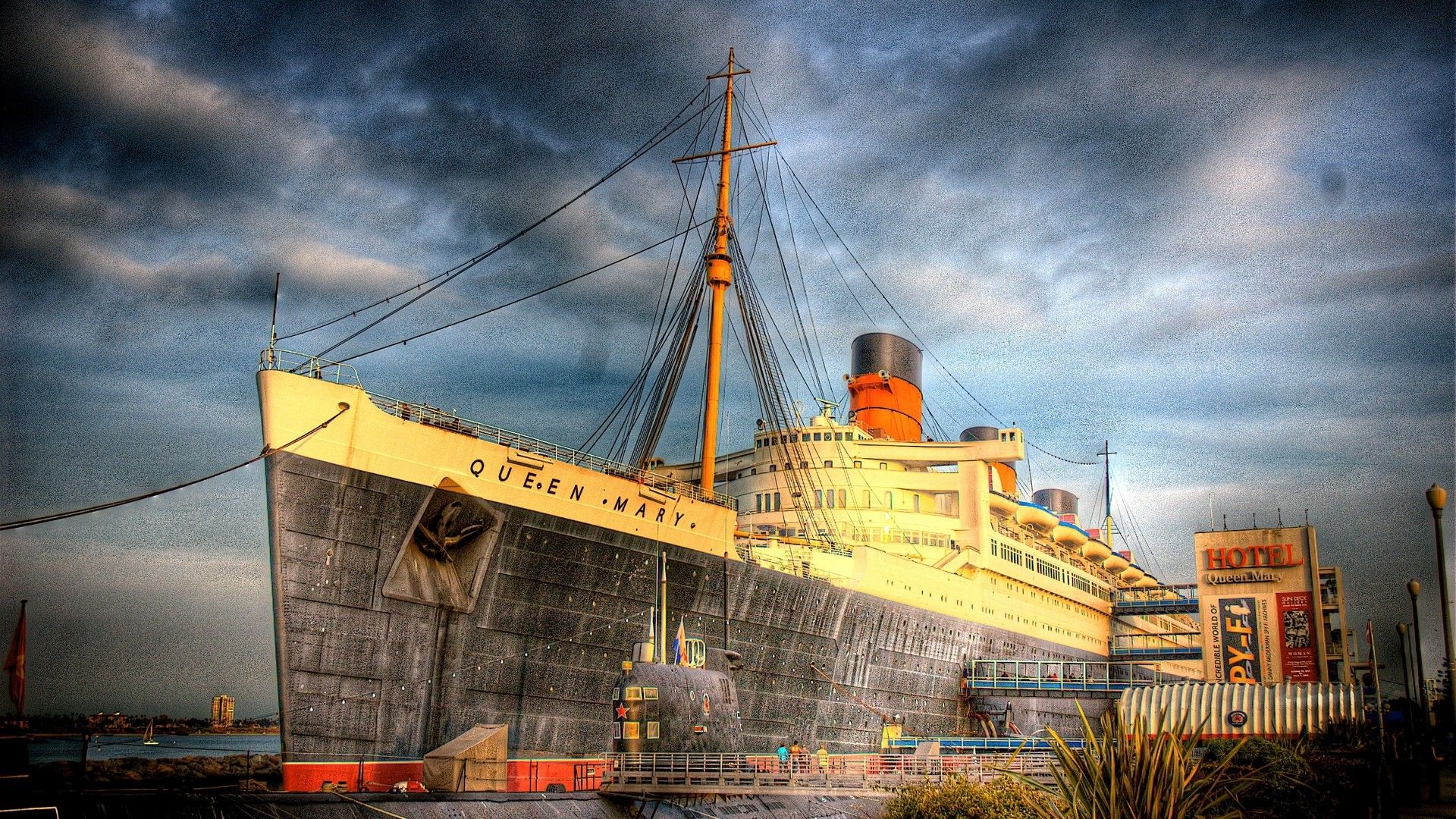 ships, Queen Mary wallpaper
