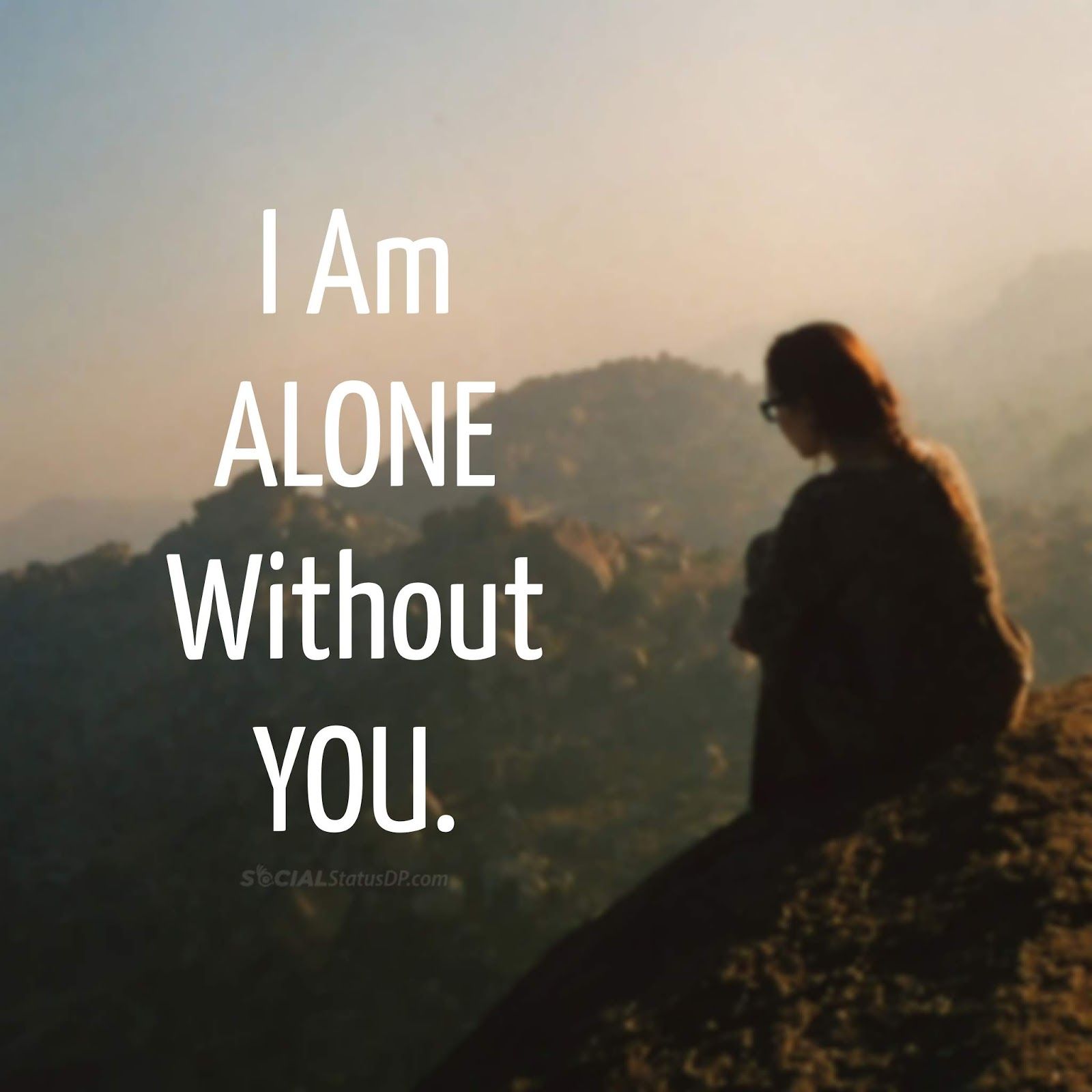 Alone image for whatsapp dp. Alone Image Picture Wallpaper with Quotes