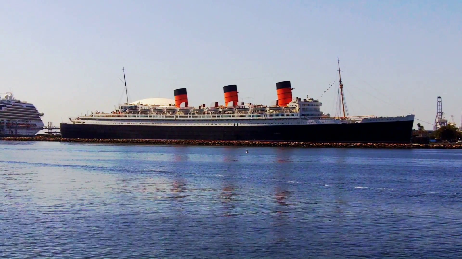 Free download The Queen Mary Ship In Long Beach California Harbor Stock Video [1920x1080] for your Desktop, Mobile & Tablet. Explore Venice Beach Wallpaper 1888. Venice Beach Wallpaper