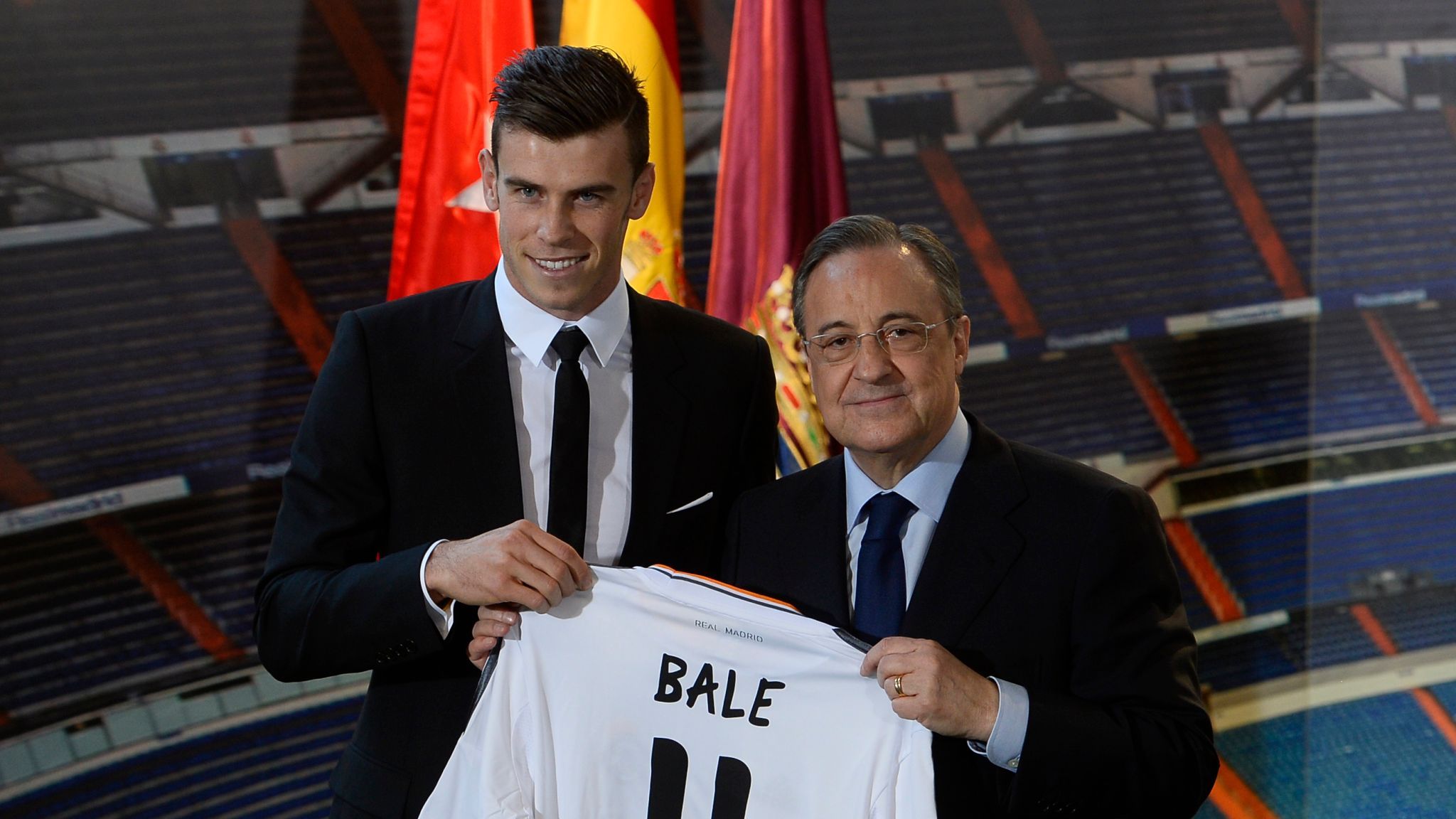 Real Madrid chief Florentino Perez says Gareth Bale could play against Malaga