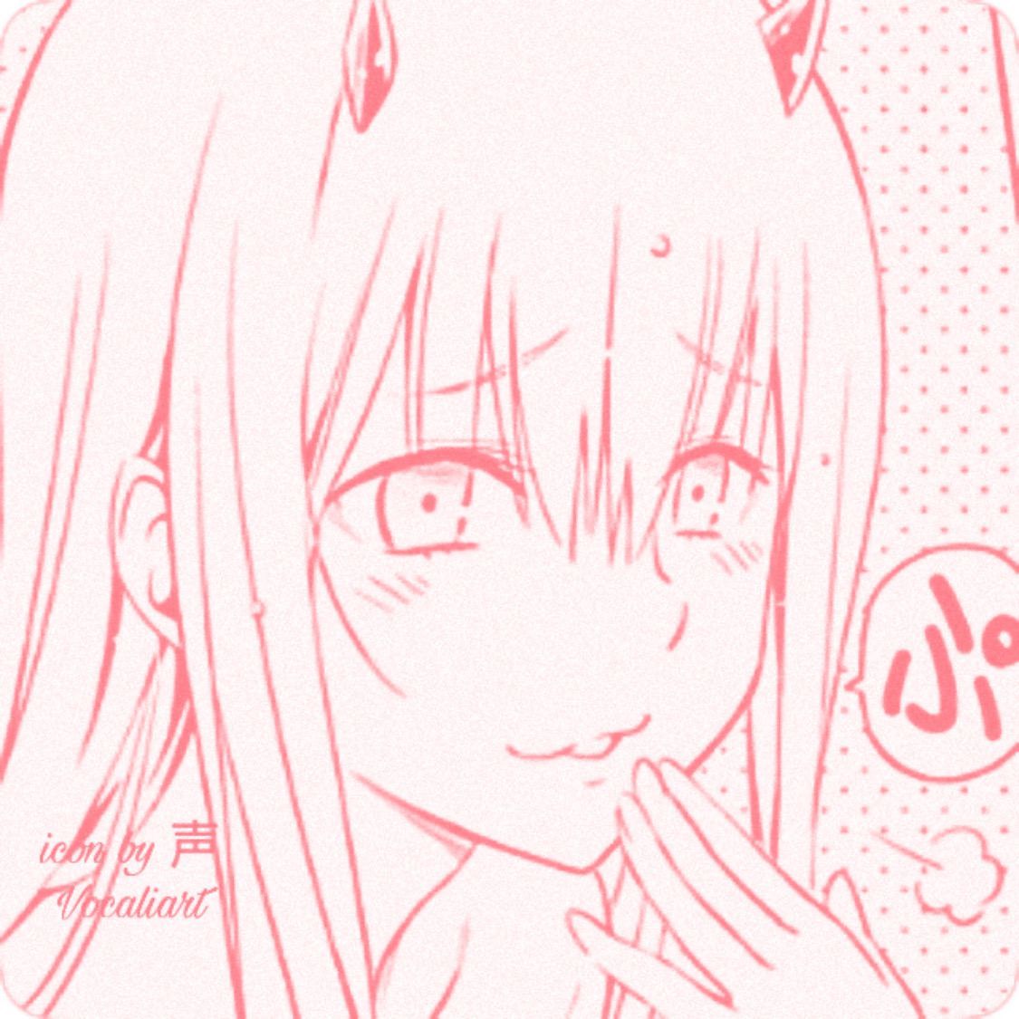 zero two darling in the franxx pink manga icon. Anime wall art, Aesthetic anime, Anime art girl