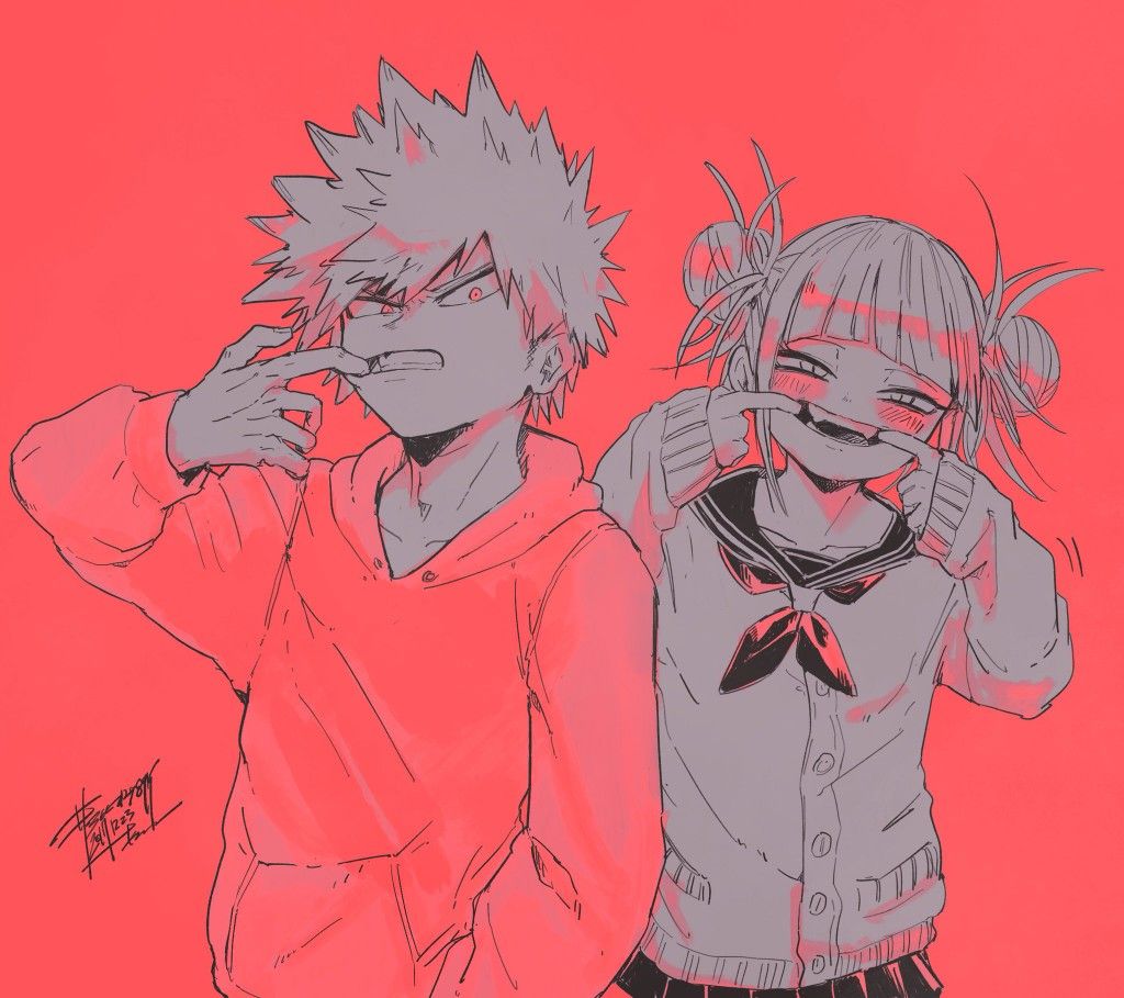 Bakugou Katsuki & Himiko Toga. Toga, My hero academia episodes, My hero academia manga