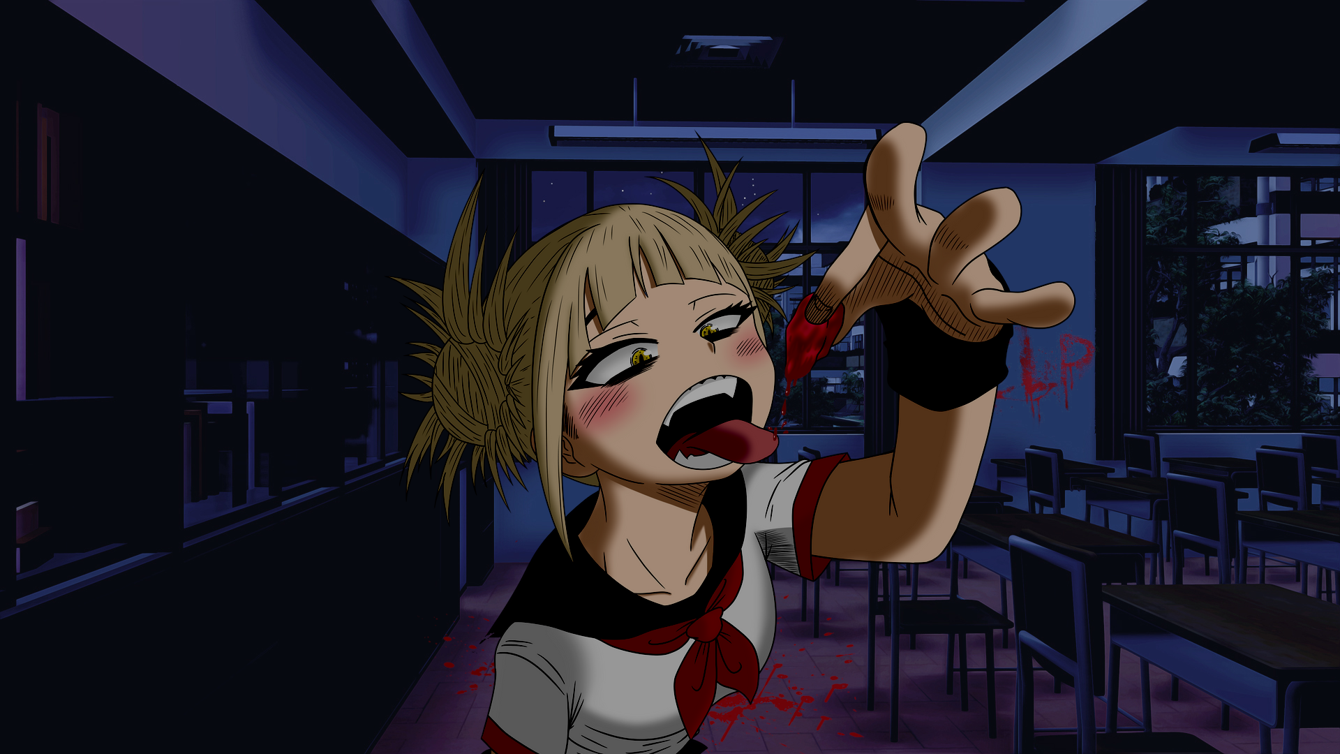 Himiko Toga in classroom