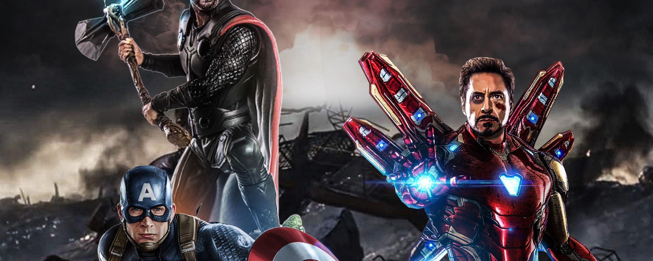 Wallpaper 4k Avengers Endgame The Big Three 4k Wallpaper