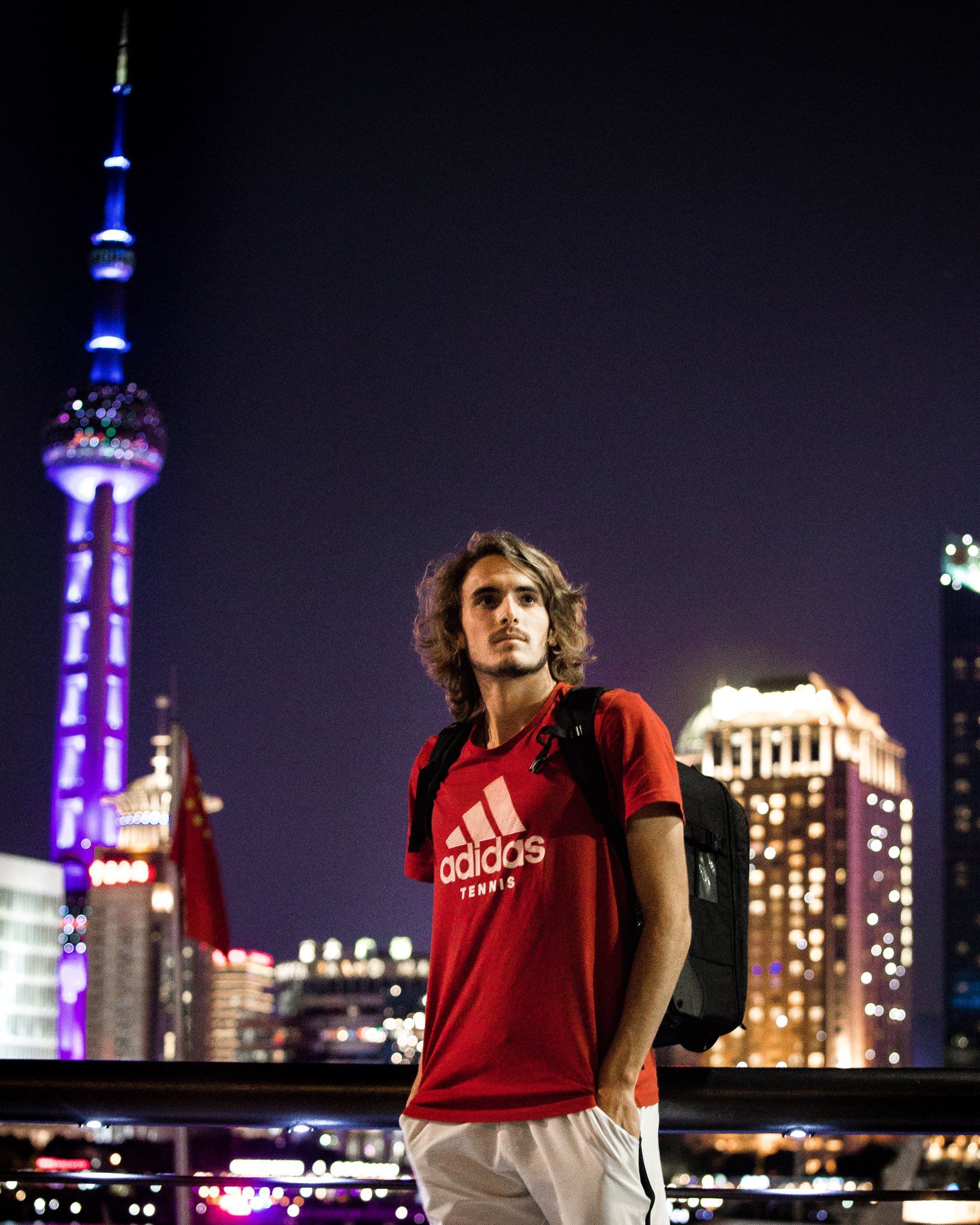 Stefanos Tsitsipas is something in Shanghai that is very exciting and alive idea of a city with two different souls, one from today and another from a