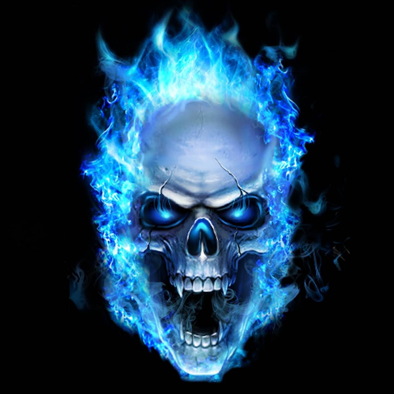 Download Scull Wallpaper by Gvozdenac now. Browse millions of popular blue Wallpaper. Skull wallpaper, Sugar skull wallpaper, Skull artwork