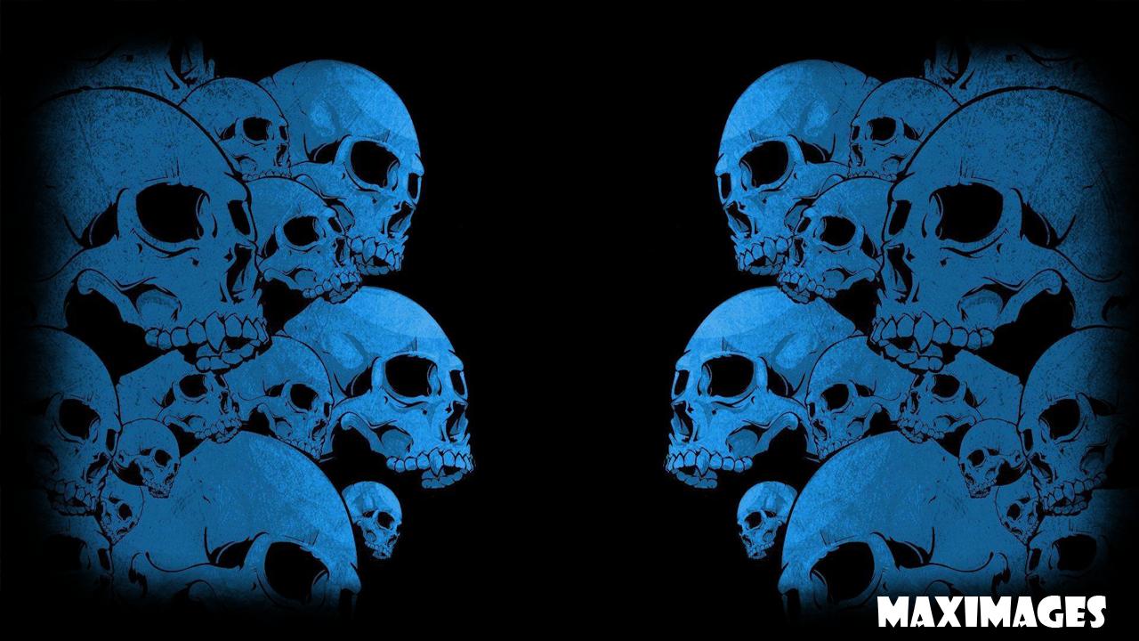 Blue Skull Wallpaper for Android