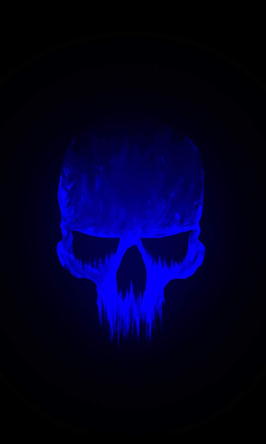 Cool Blue Skull Wallpaper Free Cool Blue Skull Background