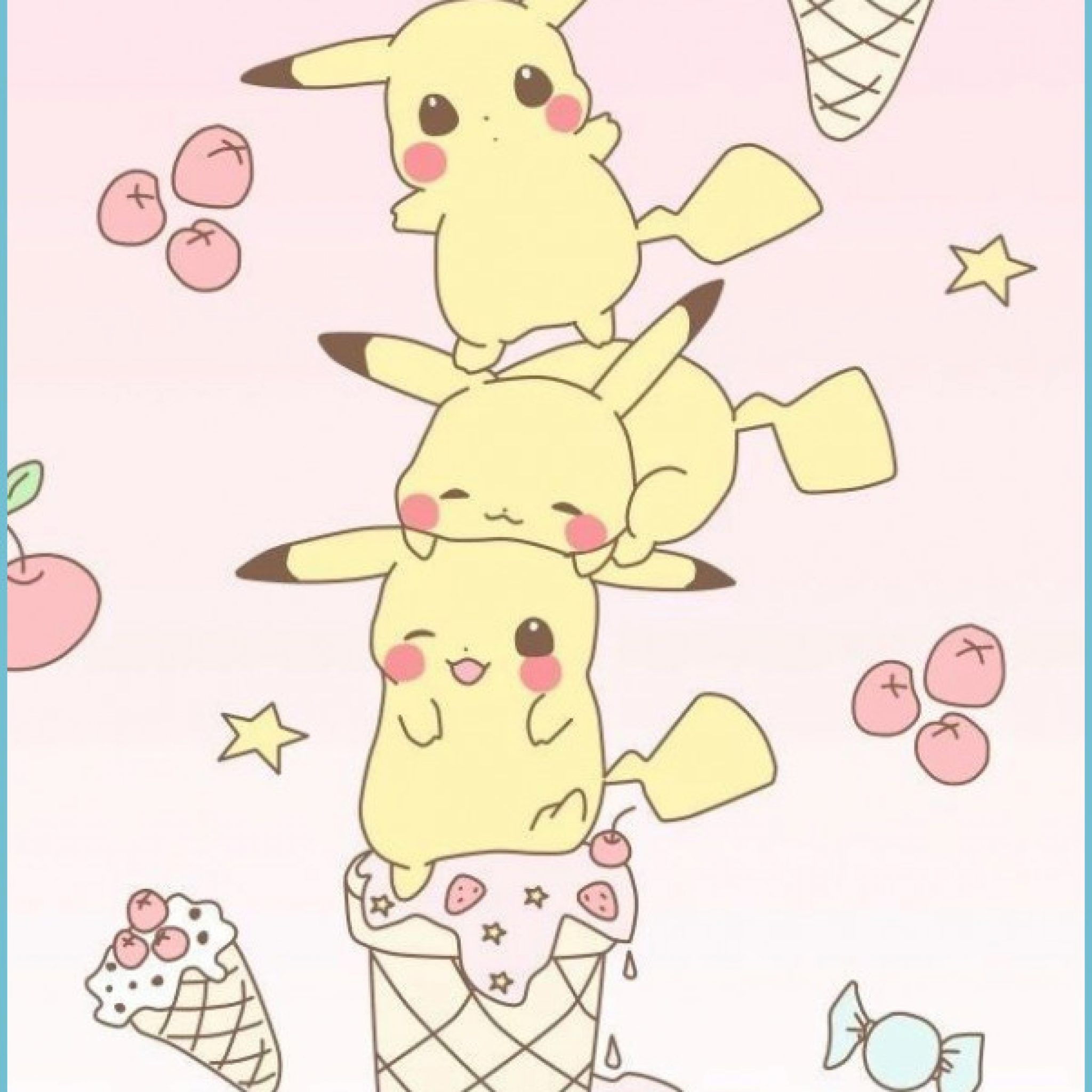 Kawaii Wallpaper #wallpaper Picachu In 13 Cute Pokemon