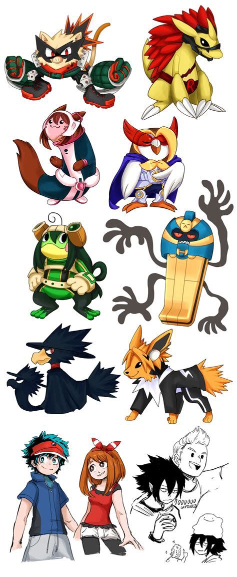 Bnha Pokemon AU