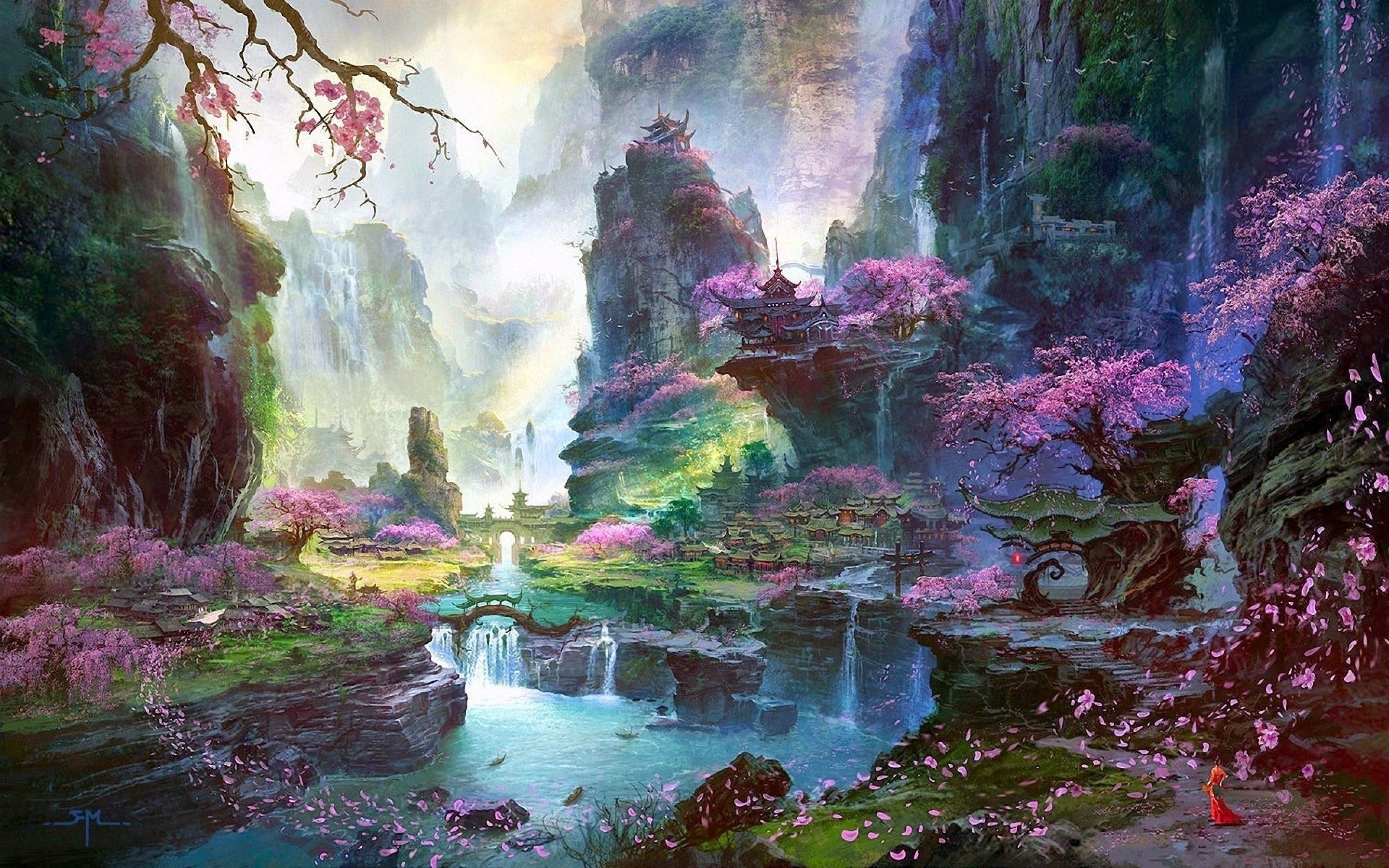 Artistic Landscape Wallpaper