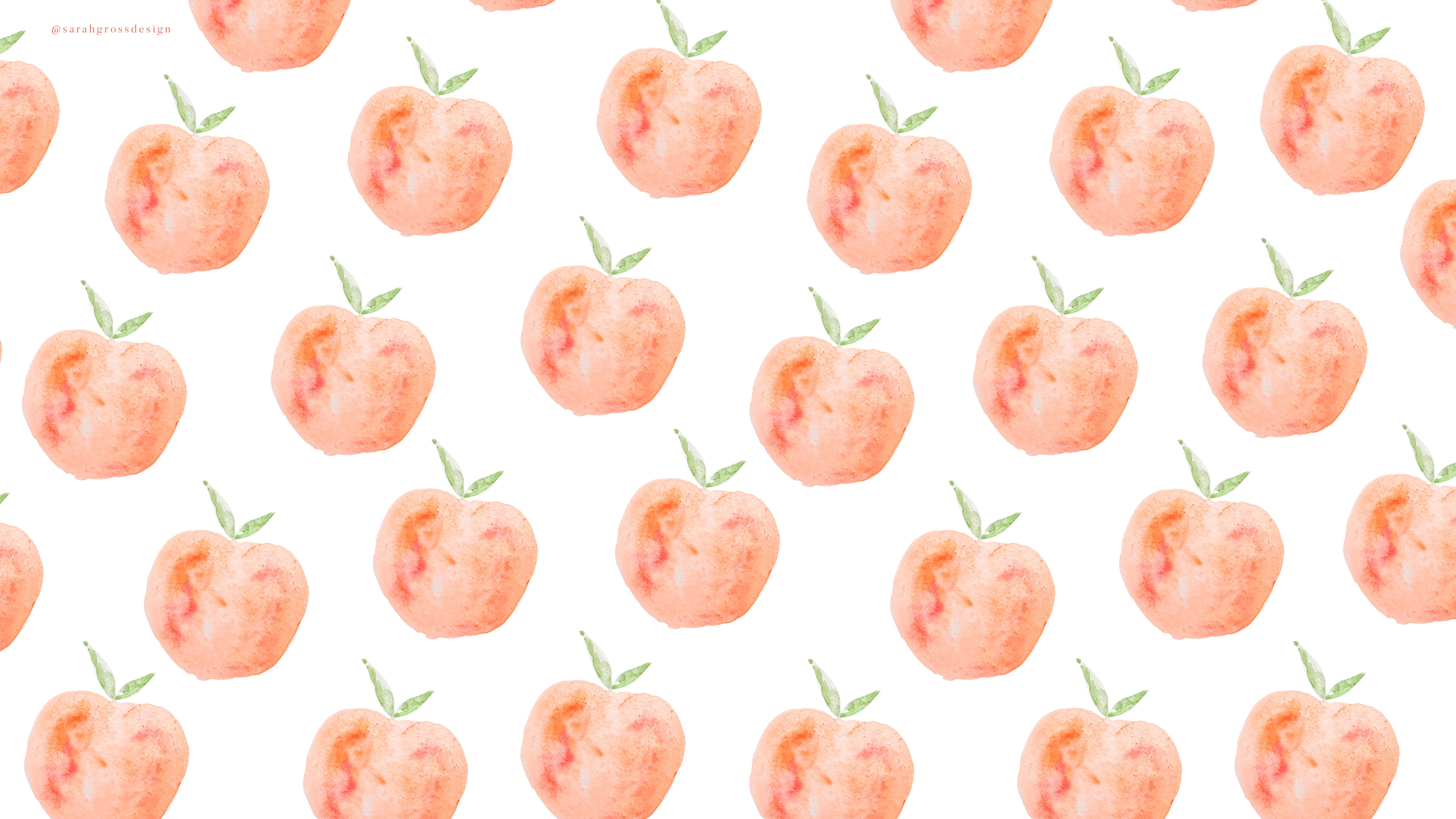 Fruit Watercolor Desktop Wallpaper