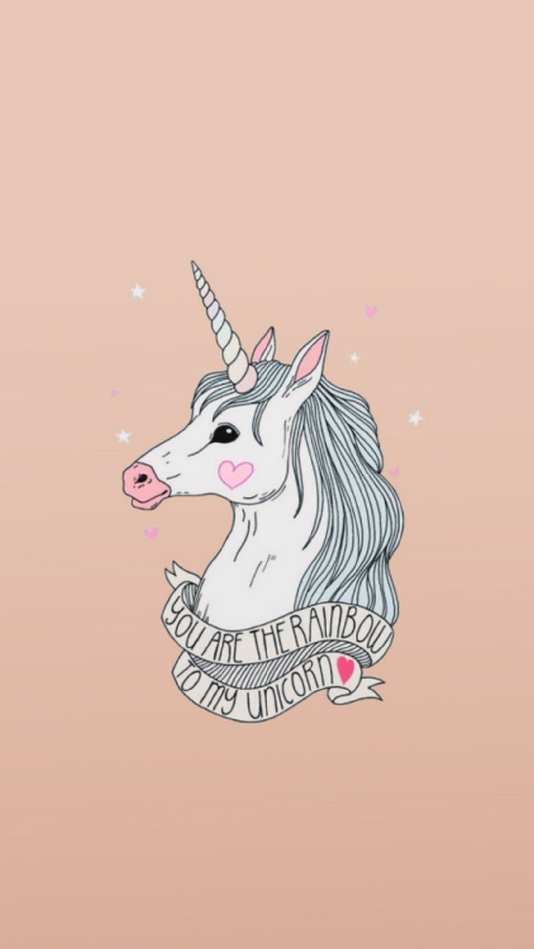 cute cartoon characters funny aesthetic profile picture: iPhone Aesthetic Wallpaper Unicorn