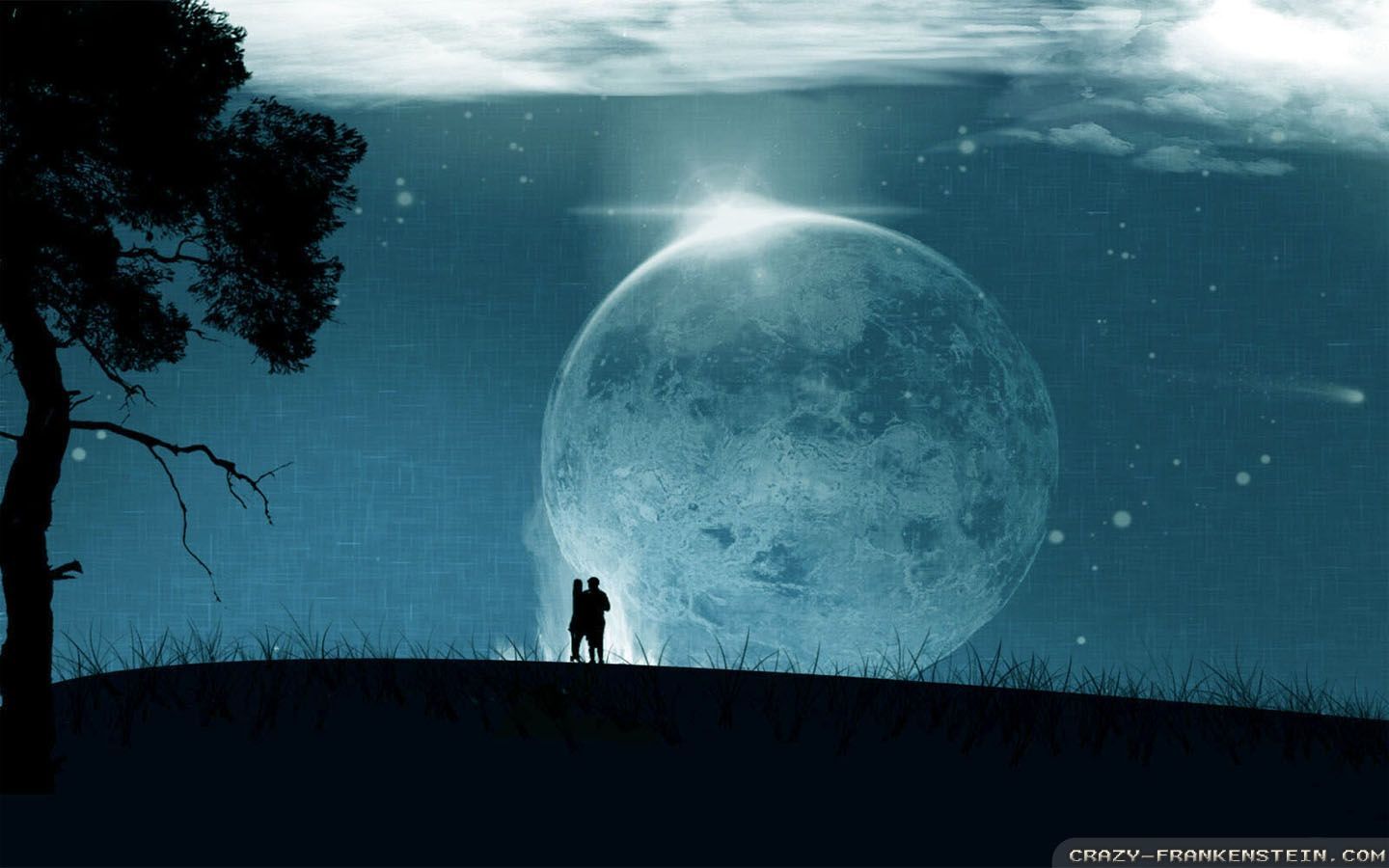 Full Moon Romantic Wallpaper Wallpaper HD. Moonlight photography, Full moon picture, Moon picture