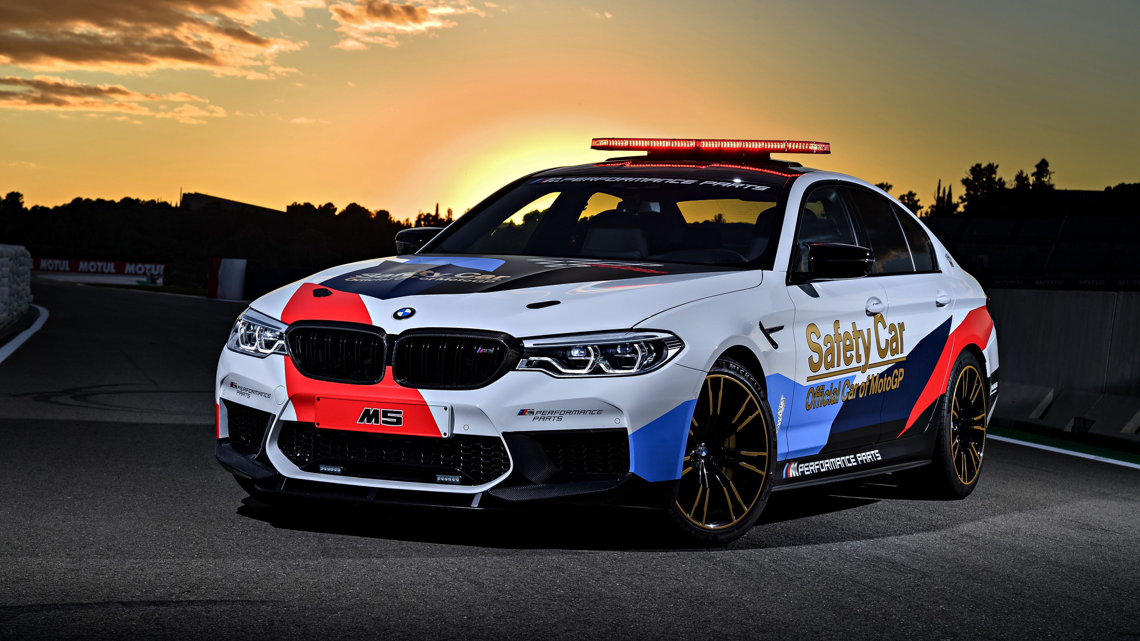 Desktop Wallpaper Bmw M5 Motogp Safety Car, 2018, 4k, HD Image, Picture, Background, A84919