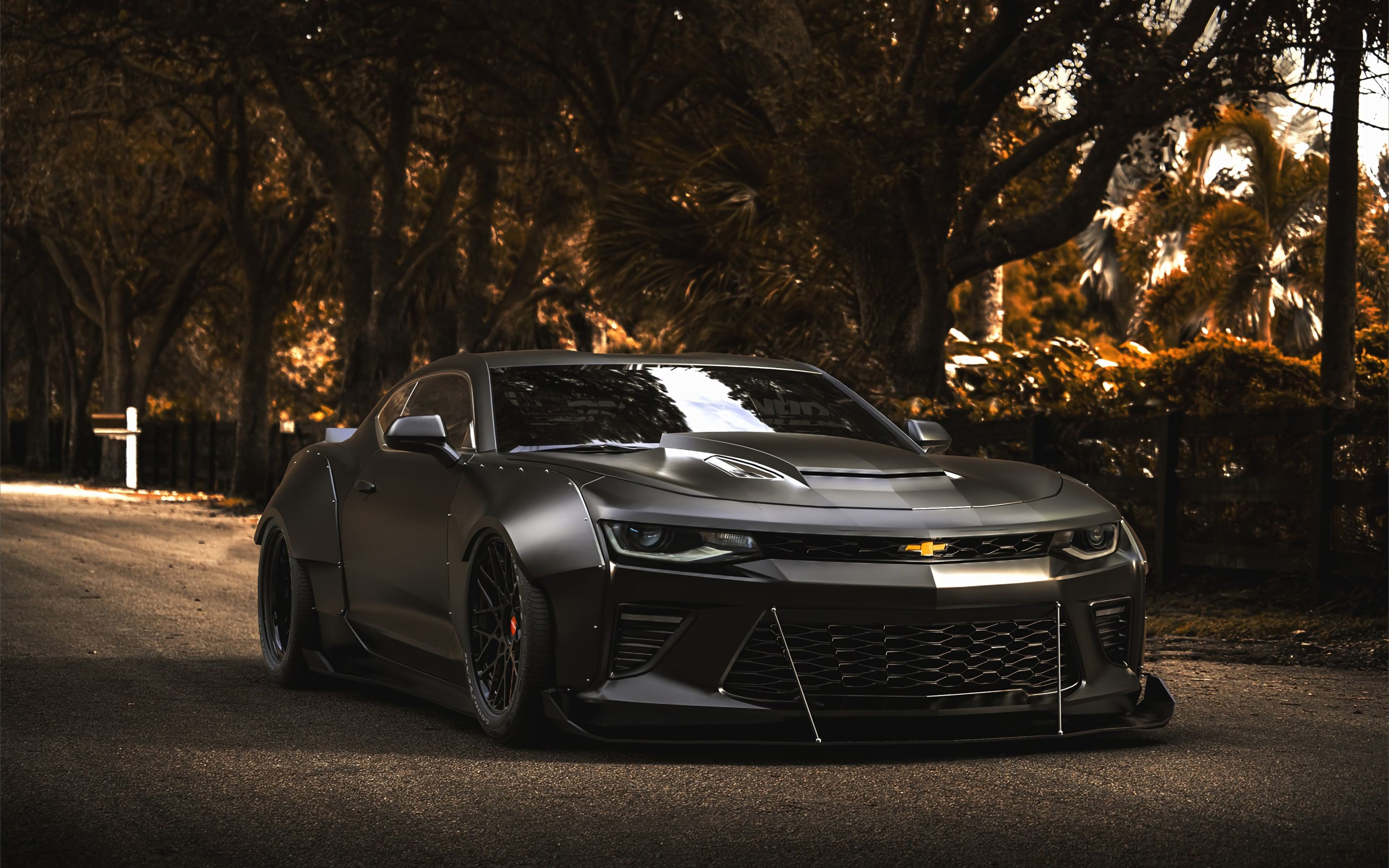 Black Chevrolet Camaro 4k HD 4k Wallpaper, Image, Background, Photo and Picture