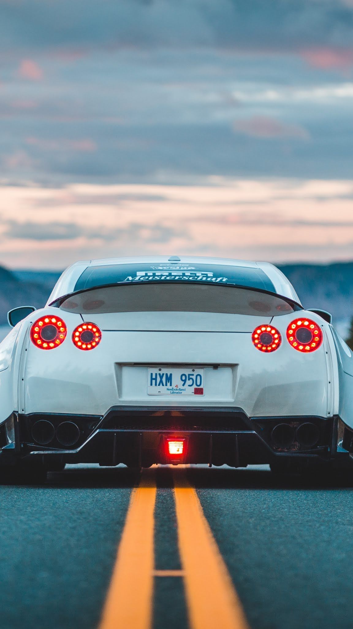 Nissan Gtr, black, r35, skyline, white, HD phone wallpaper