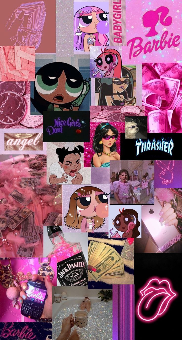 Bad Girl Pink Wallpaper