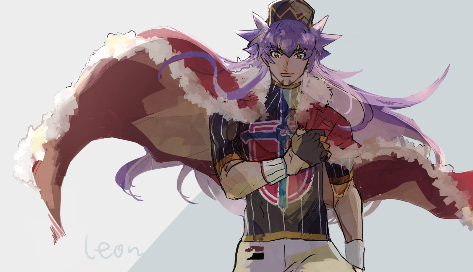 Leon pokemon fan art