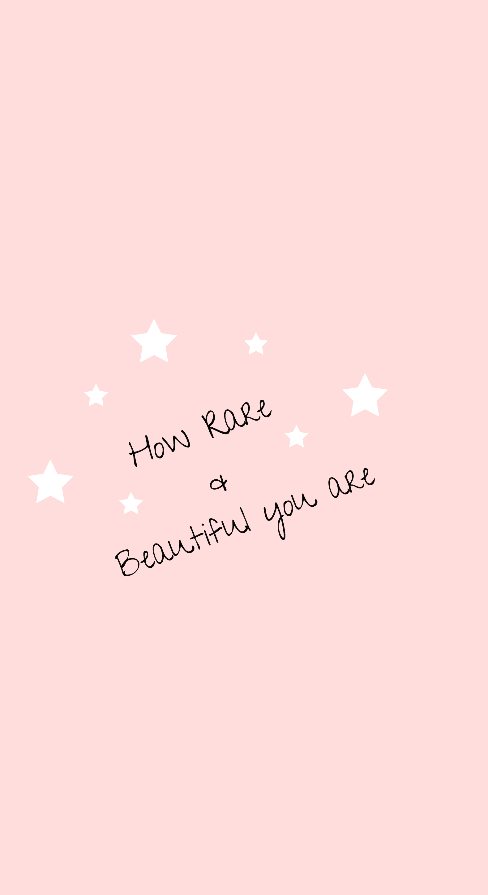 How rare & beautiful you are. Beauty quotes, iPhone wallpaper, Wallpaper
